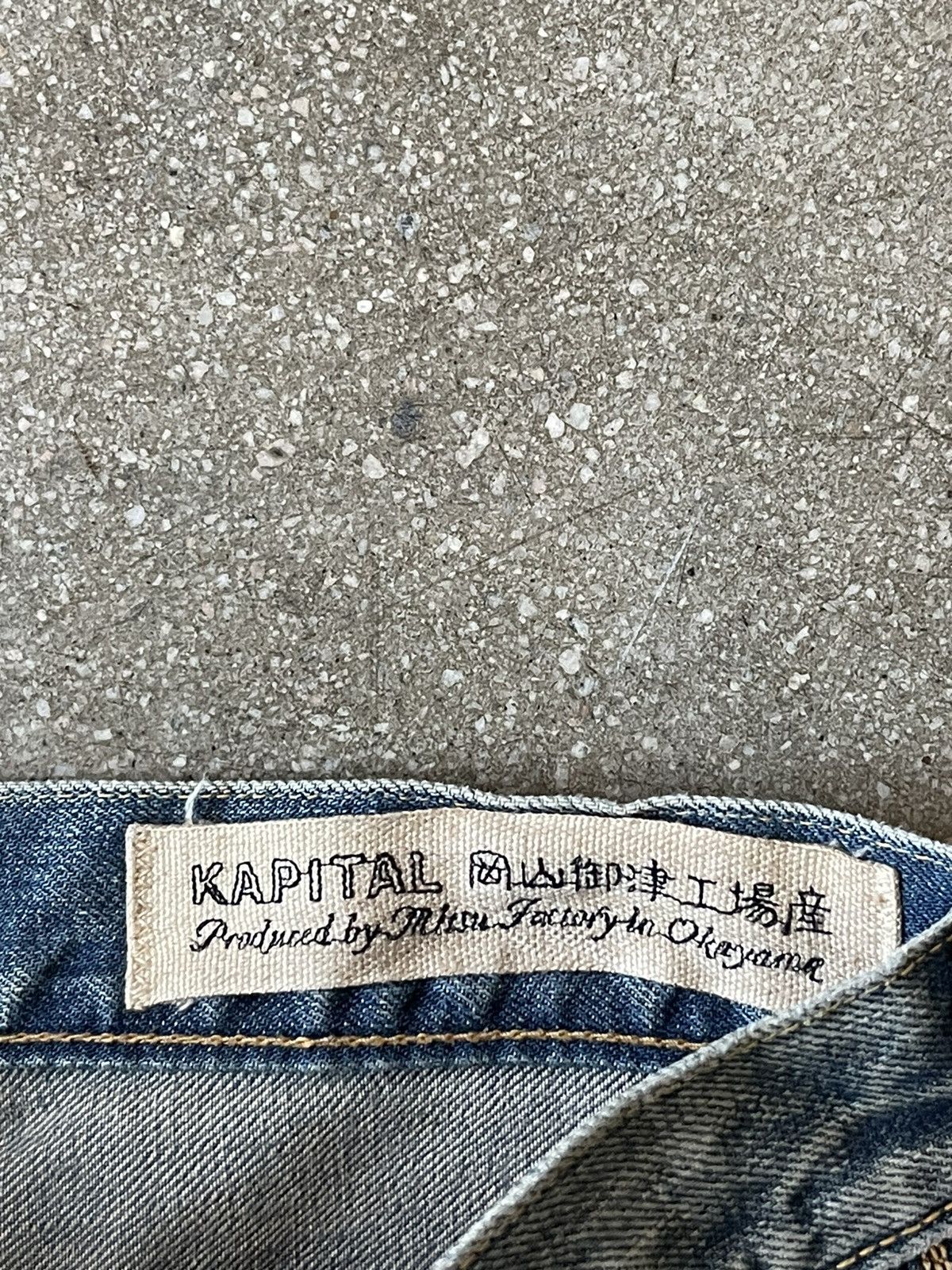 Kapital × Kapital Kountry Kapital Pre-Kountry Boro Distressed Denim Size US 31 - 5 Thumbnail