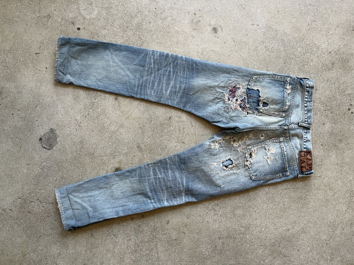 Kapital × Kapital Kountry Kapital Pre-Kountry Boro Distressed Denim Size US 31 - 6 Thumbnail