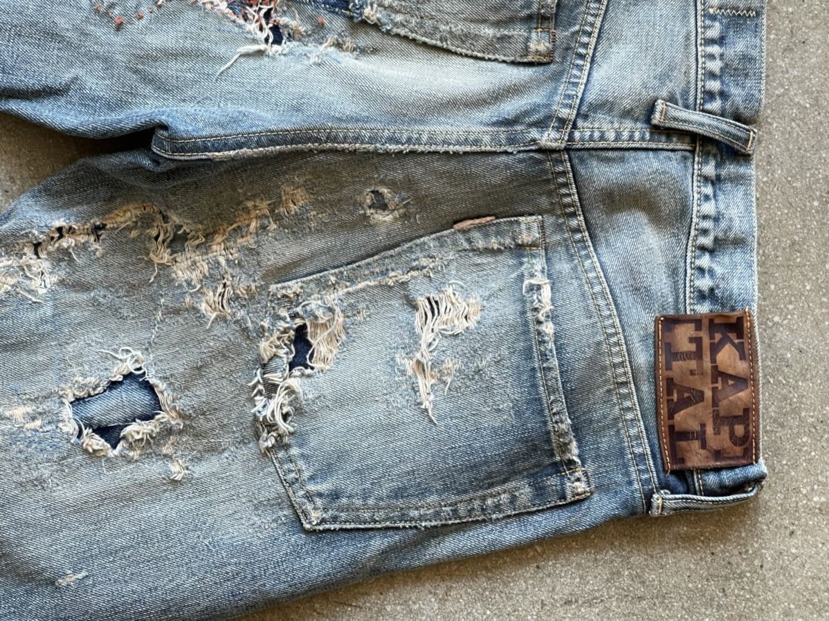 Kapital × Kapital Kountry Kapital Pre-Kountry Boro Distressed Denim Size US 31 - 8 Thumbnail