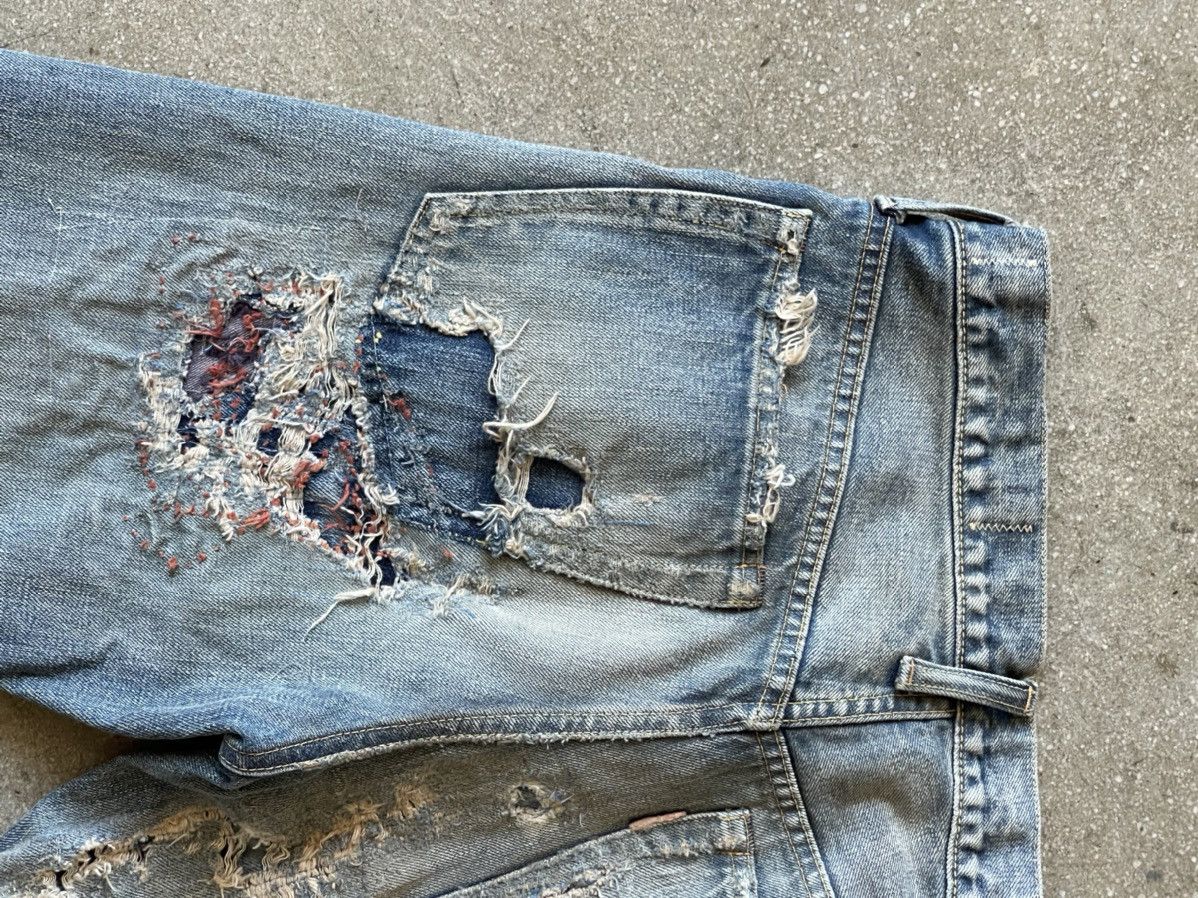 Kapital × Kapital Kountry Kapital Pre-Kountry Boro Distressed Denim Size US 31 - 7 Thumbnail