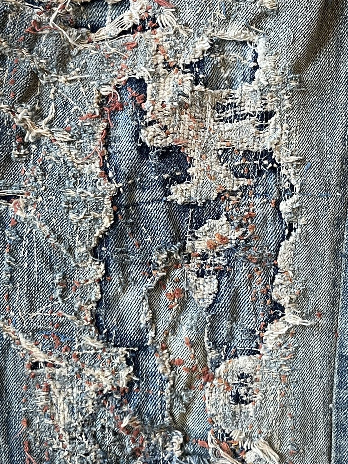 Kapital × Kapital Kountry Kapital Pre-Kountry Boro Distressed Denim Size US 31 - 3 Thumbnail