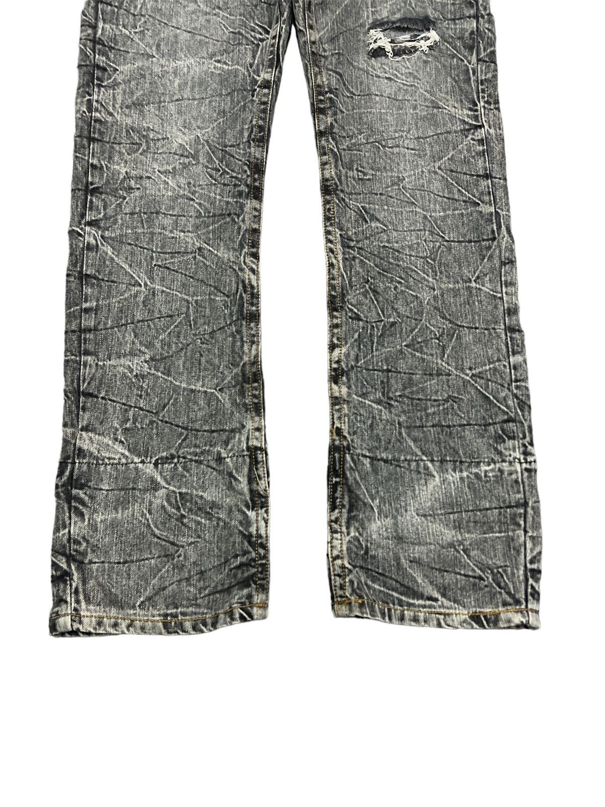 Japanese Brand HOT💥THRASHED DISTRESSED DENIM PANT Size US 29 - 3 Thumbnail