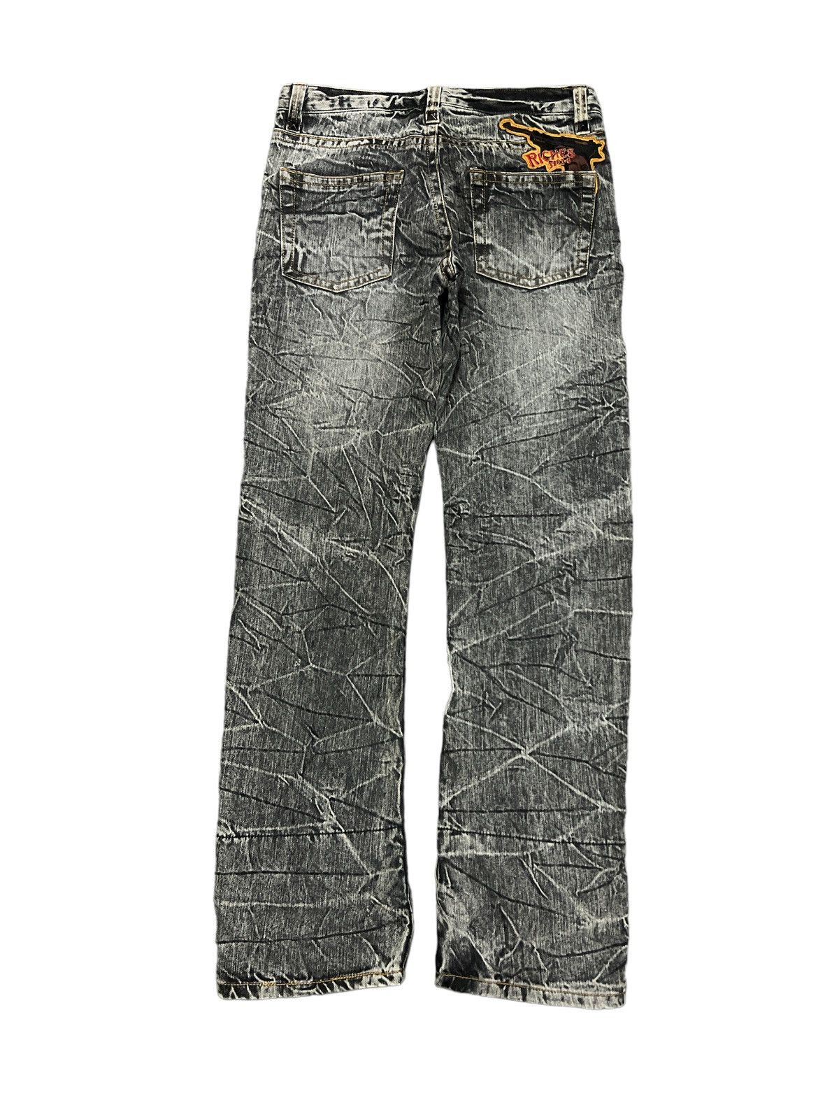 Japanese Brand HOT💥THRASHED DISTRESSED DENIM PANT Size US 29 - 7 Thumbnail