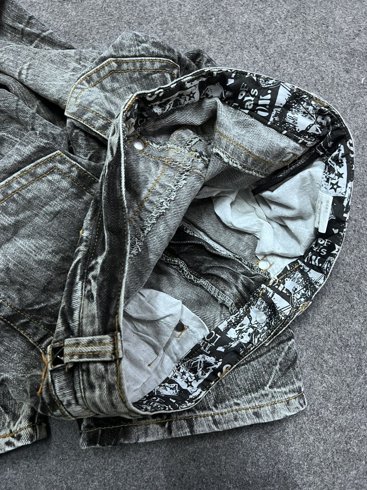 Japanese Brand HOT💥THRASHED DISTRESSED DENIM PANT Size US 29 - 10 Thumbnail