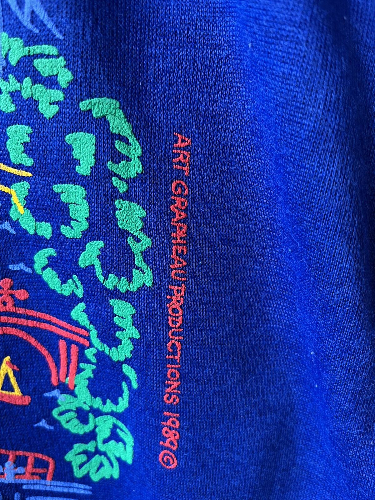Vintage Vintage 1989 London City Art Sweatshirt Size US L / EU 52-54 / 3 - 4 Thumbnail