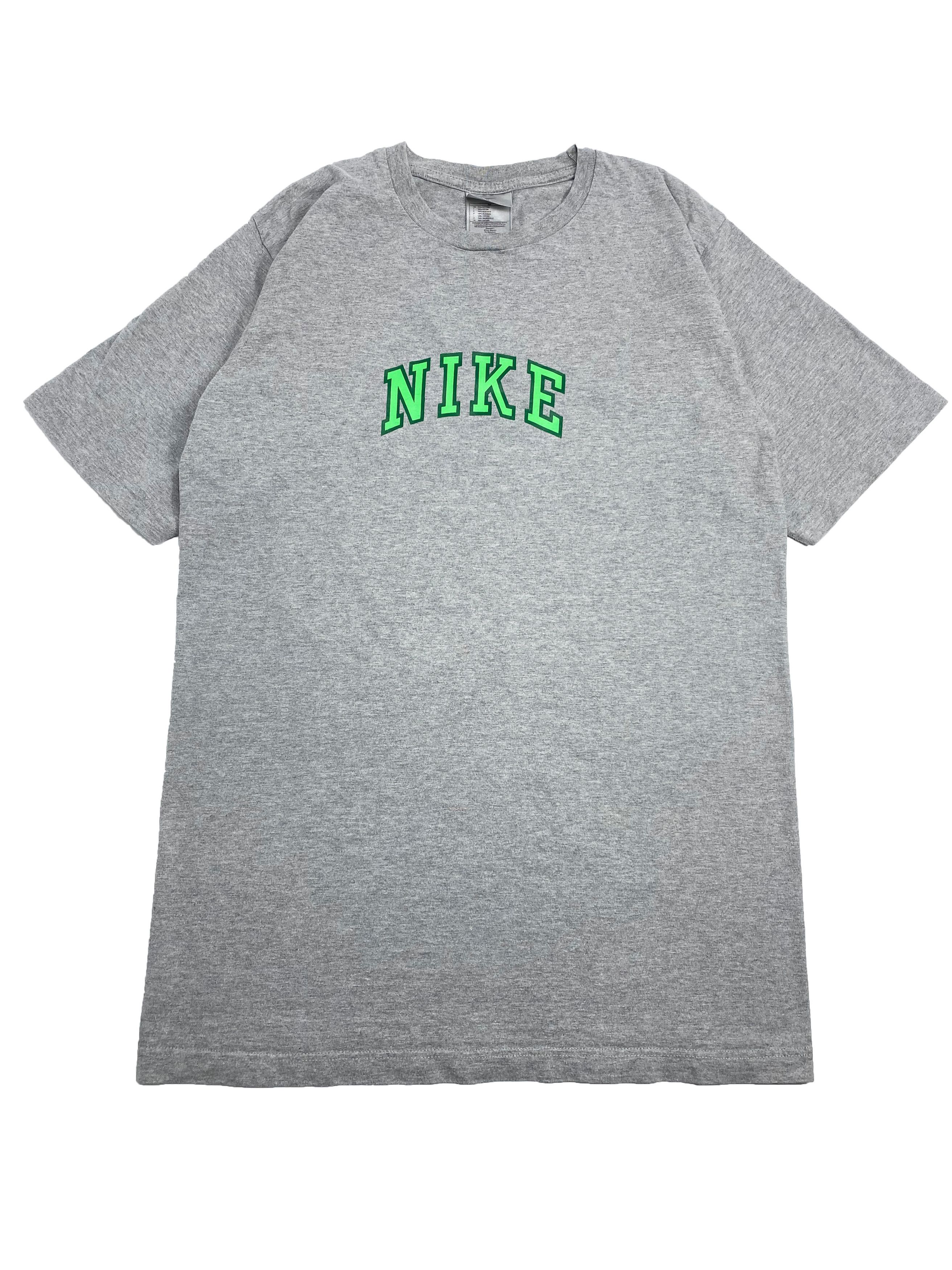 Nike × Vintage Nike 90s Vintage Neon Script Logo T-Shirt Tee Size US L / EU 52-54 / 3 - 1 Thumbnail