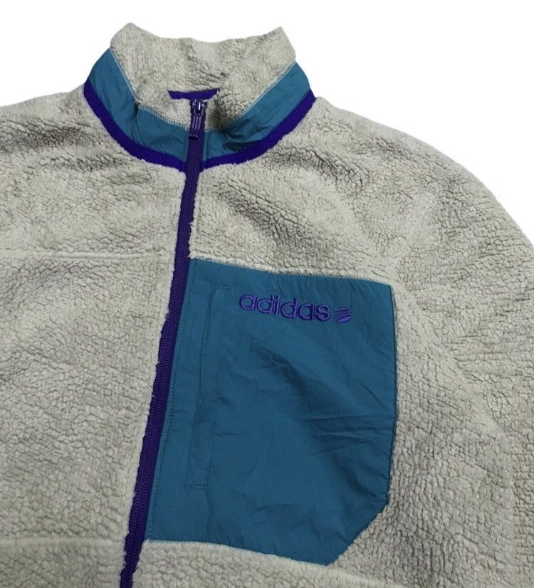 Adidas Adidas deep pile fleece jacket Size US M / EU 48-50 / 2 - 1 Thumbnail