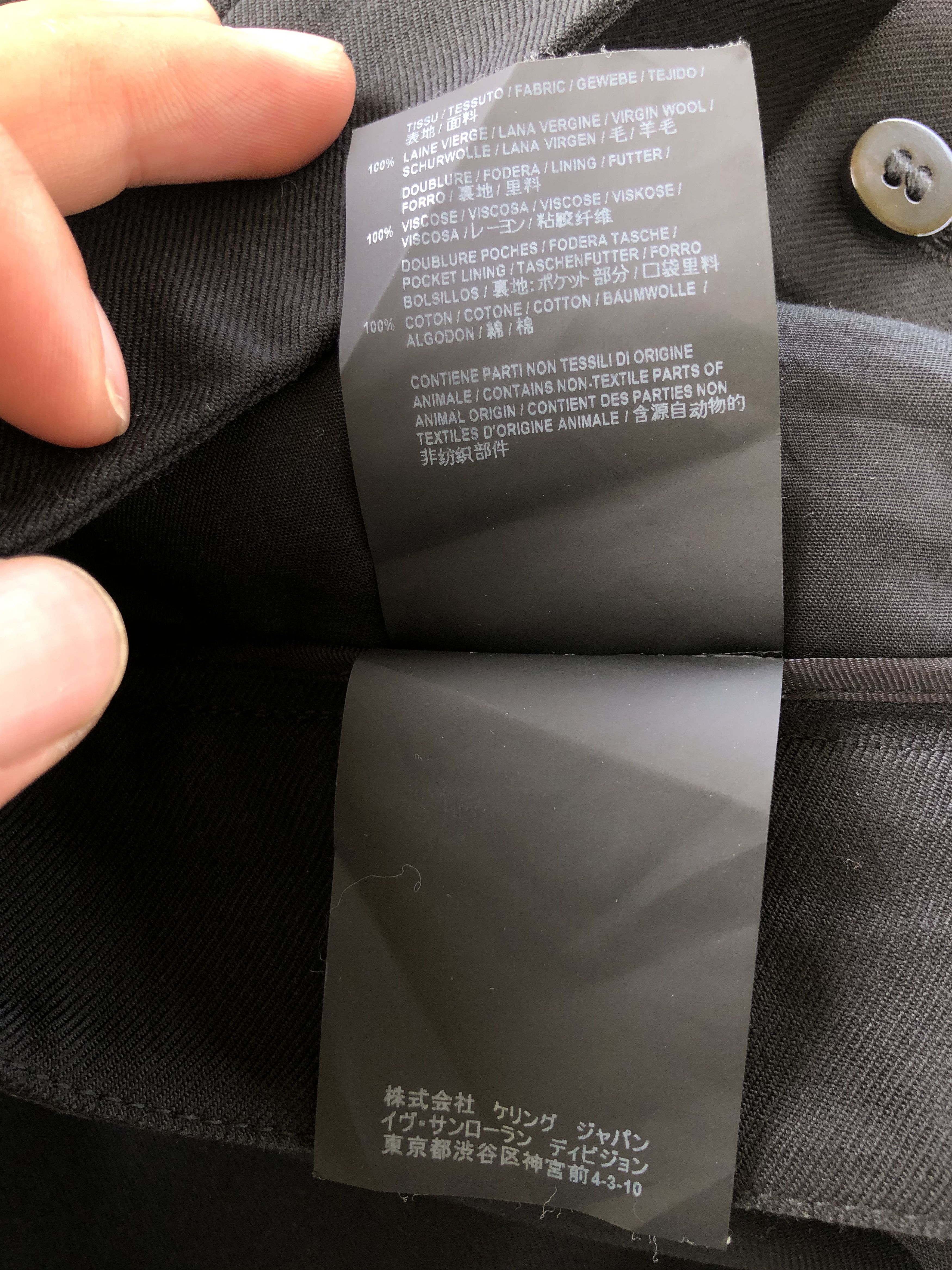 Saint Laurent Paris FW18 TAILORED RELAXED TROUSERS COTTON 32 Size US 32 / EU 48 - 9 Thumbnail
