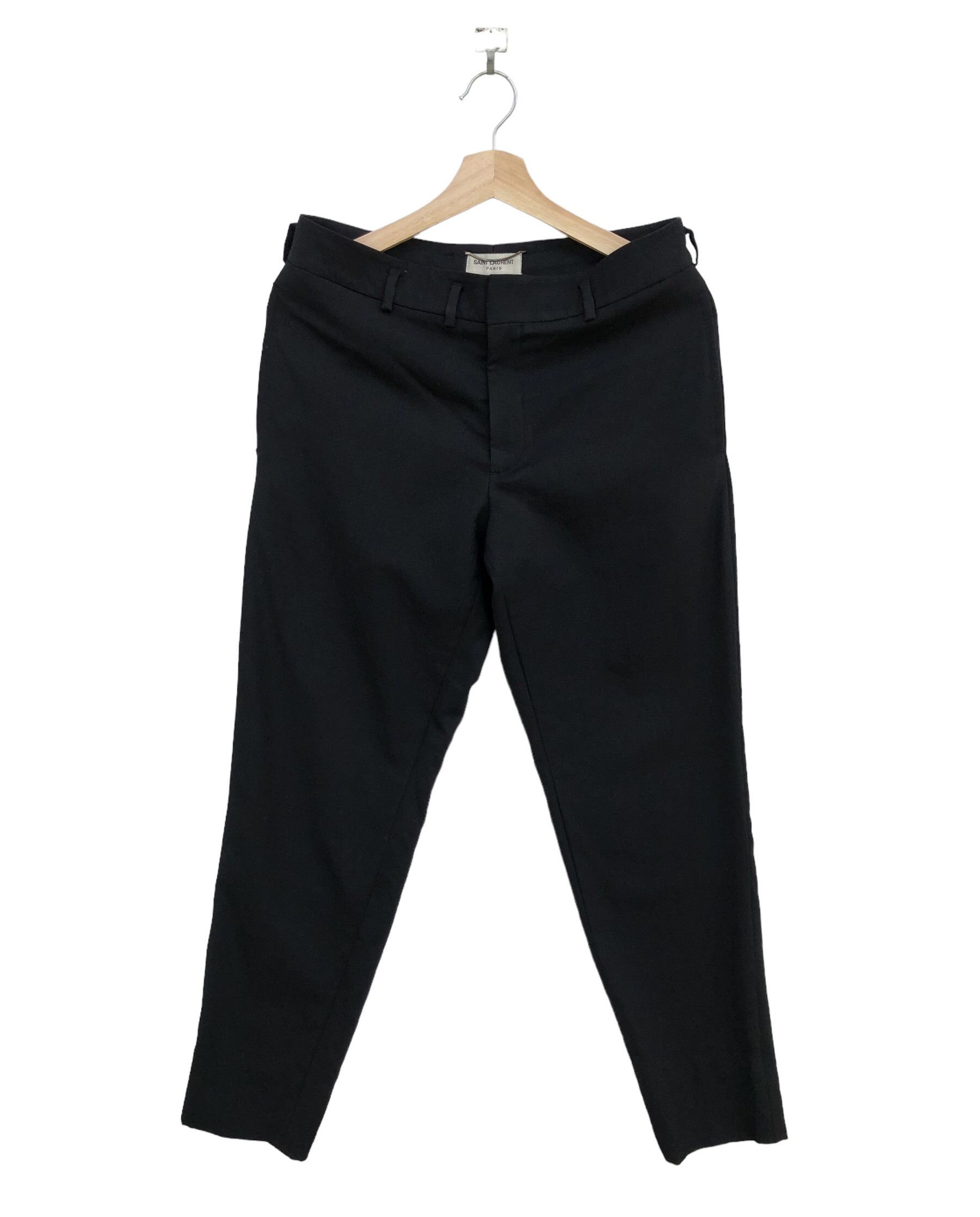 Saint Laurent Paris FW18 TAILORED RELAXED TROUSERS COTTON 32 Size US 32 / EU 48 - 1 Thumbnail
