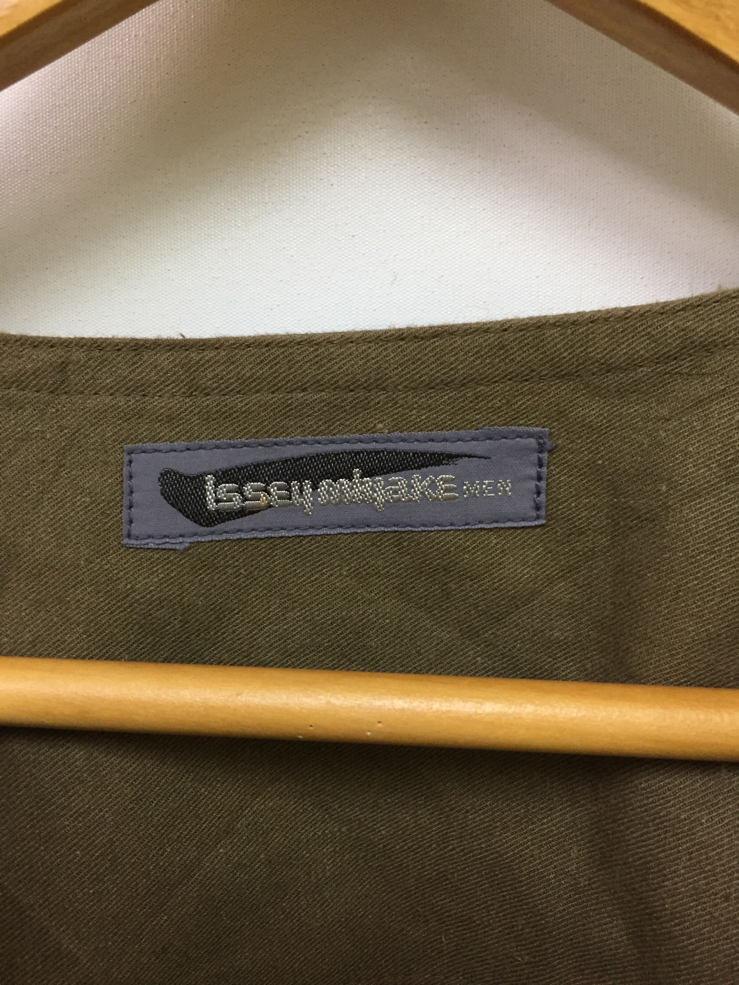 Issey Miyake 80's ISSEY MIYAKE MEN Olive Asymmetrical Japan Traditional Size US M / EU 48-50 / 2 - 10 Thumbnail