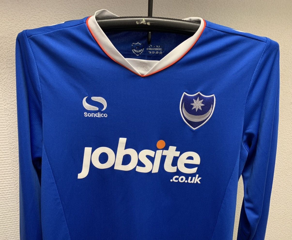 Other Portsmouth fc soccer jersey longsleeve sandico S sz Size US S / EU 44-46 / 1 - 2 Thumbnail