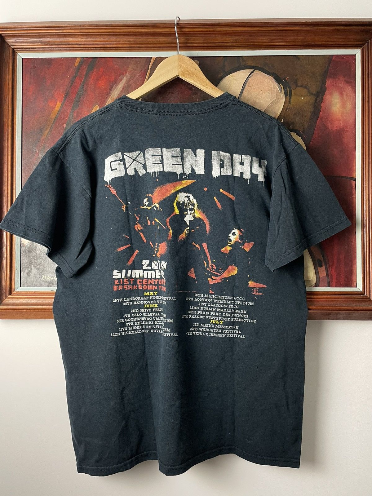 Band Tees Vintage 00s Y2k Green Day 21st Century Breakdown Band Tee Size US L / EU 52-54 / 3 - 2 Thumbnail