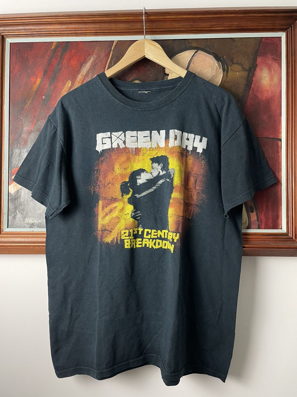 Band Tees Vintage 00s Y2k Green Day 21st Century Breakdown Band Tee Size US L / EU 52-54 / 3 - 1 Thumbnail