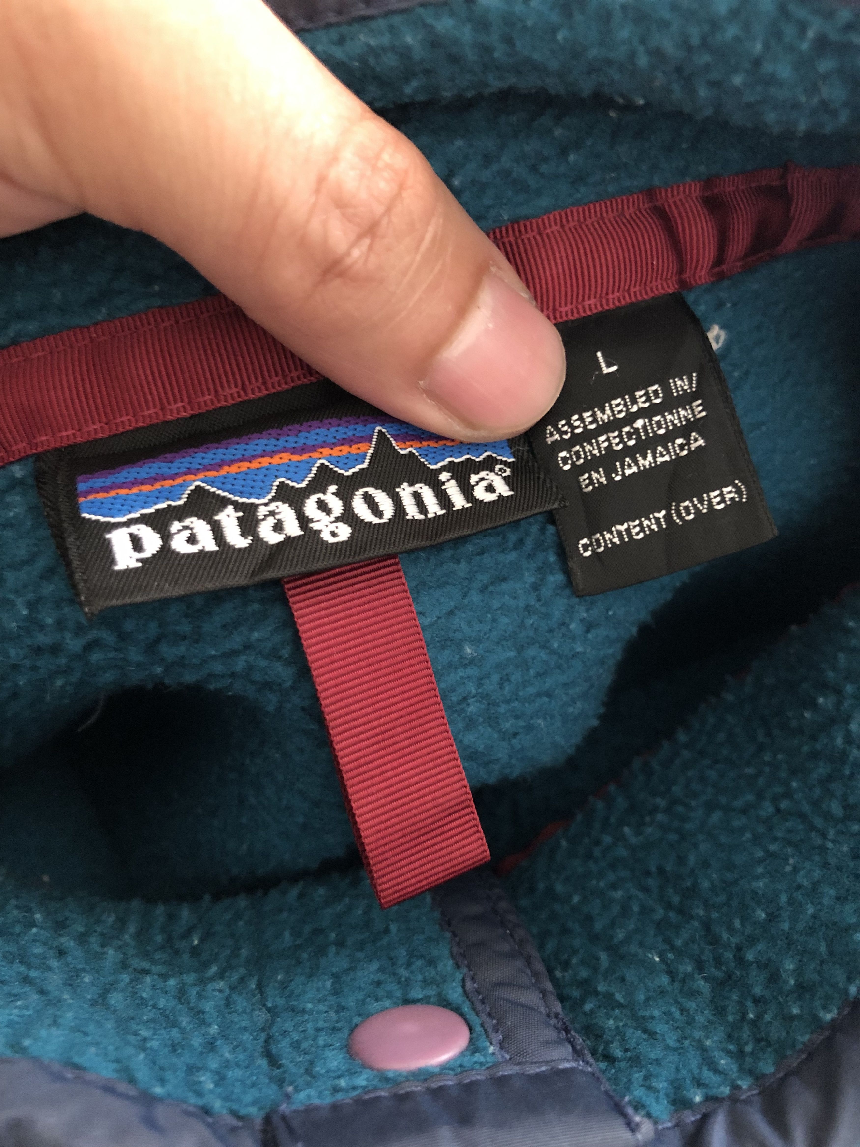 Patagonia RARE🔥VINTAGE 90’S PATAGONIA JAMAICA SYNCHILLA GREEN FLEECE Size US L / EU 52-54 / 3 - 6 Thumbnail