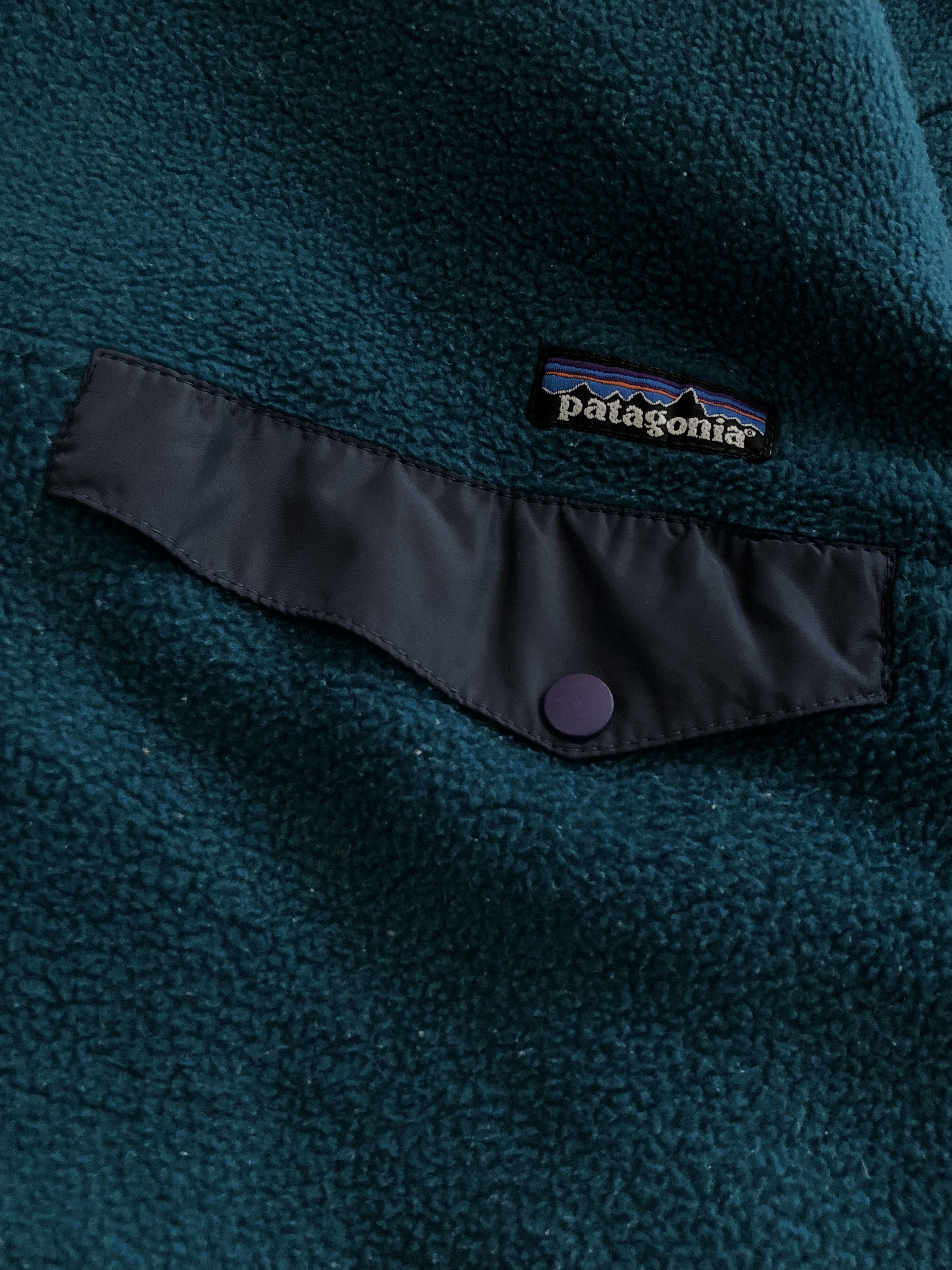 Patagonia RARE🔥VINTAGE 90’S PATAGONIA JAMAICA SYNCHILLA GREEN FLEECE Size US L / EU 52-54 / 3 - 5 Thumbnail