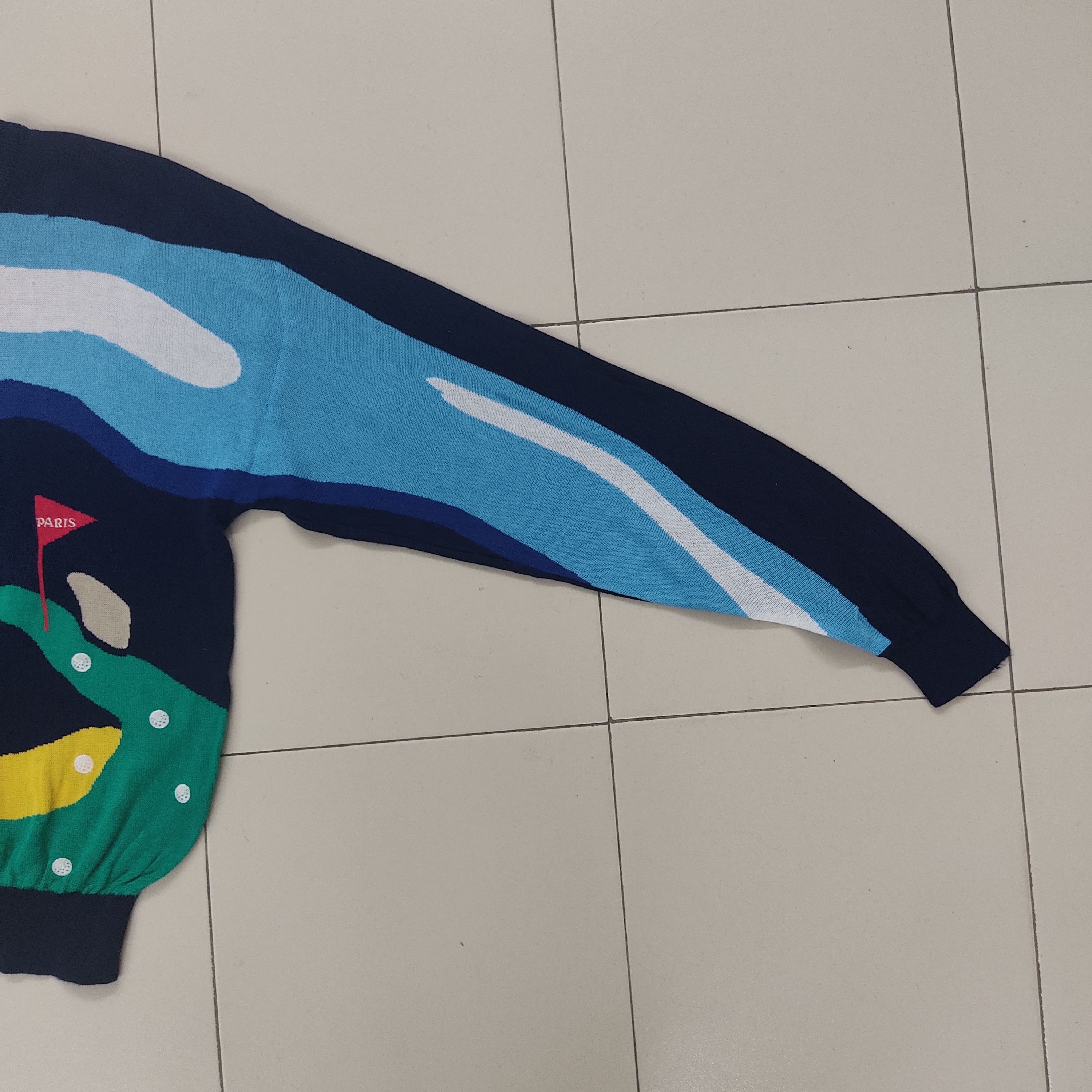 Paris Golf Scene Knitwear Jumper