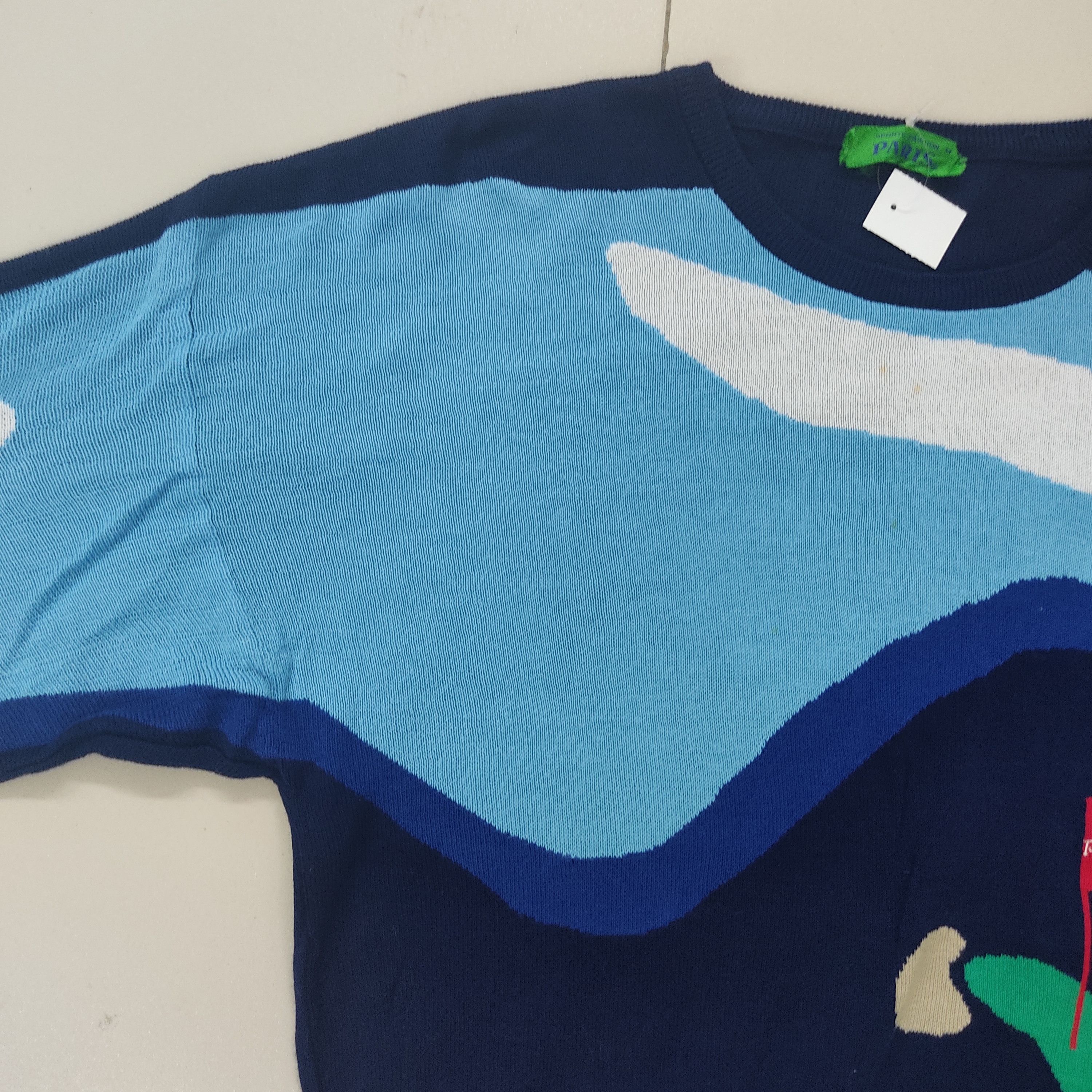 Paris Golf Scene Knitwear Jumper