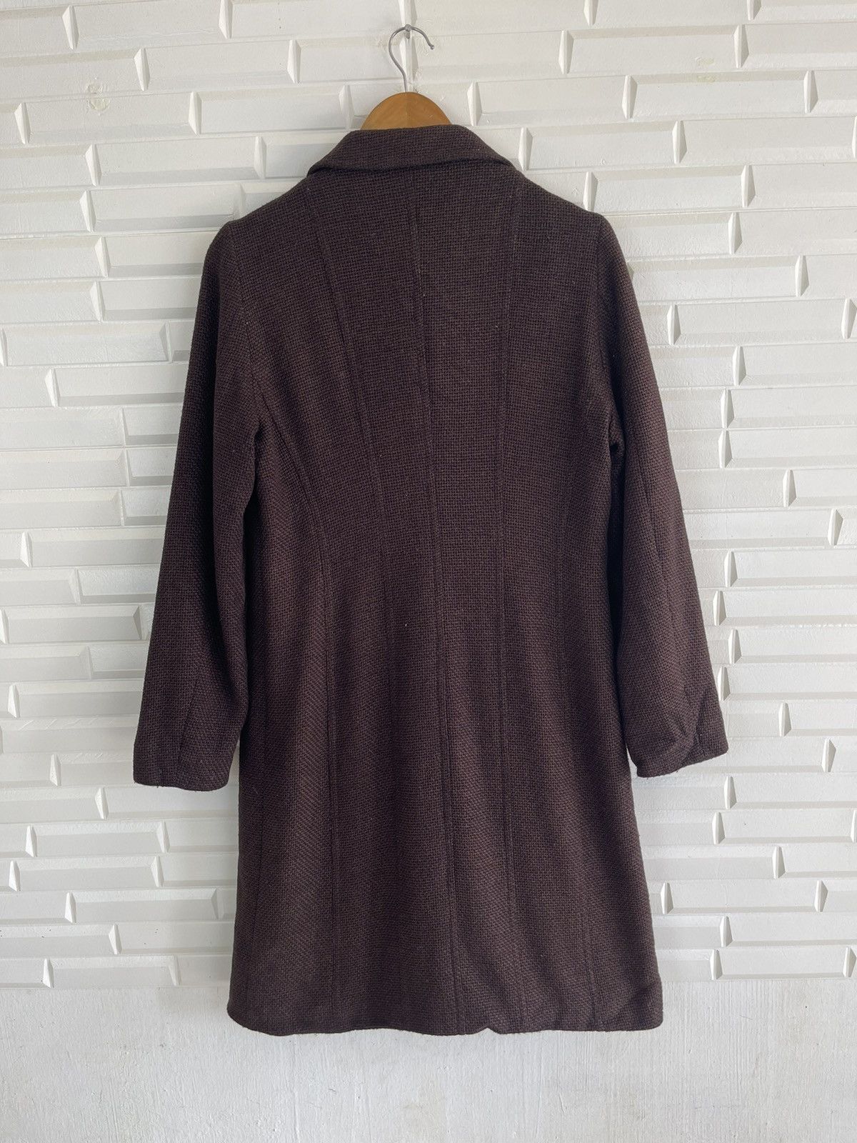 Moschino Vtg TWEED MOSHINO Cheap and Chic Double Breast Trench Coat Size M / US 6-8 / IT 42-44 - 4 Thumbnail
