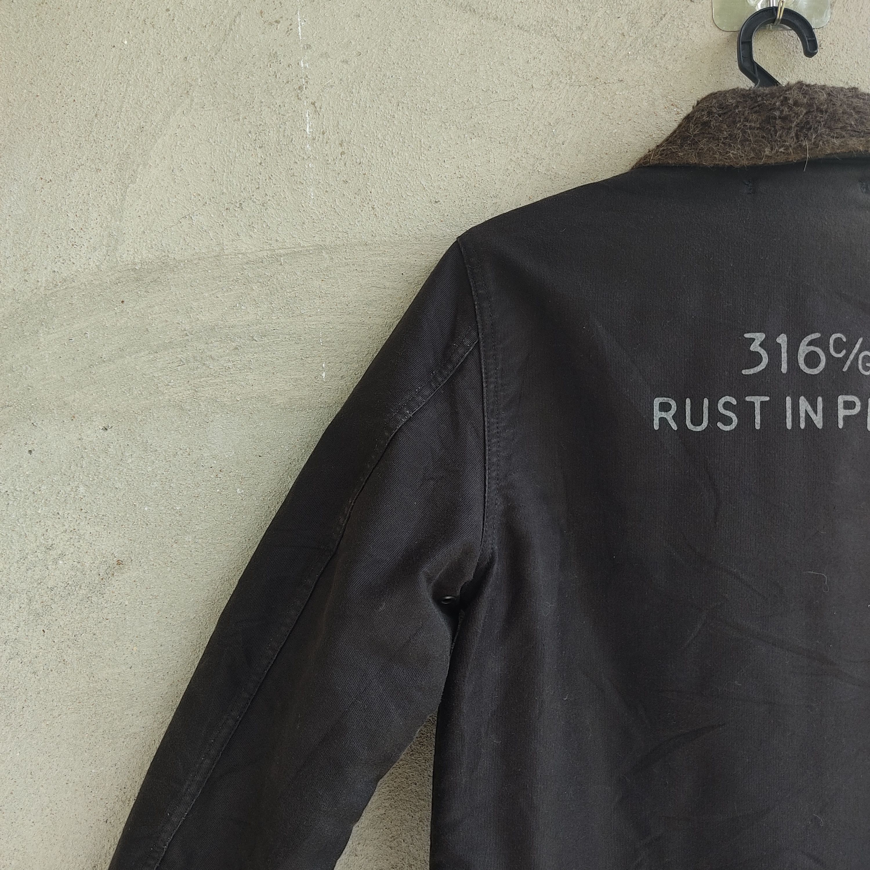 Handmade 316 C/GB Rust in Peace Man Handmade Black Jacket Size US M / EU 48-50 / 2 - 15 Thumbnail