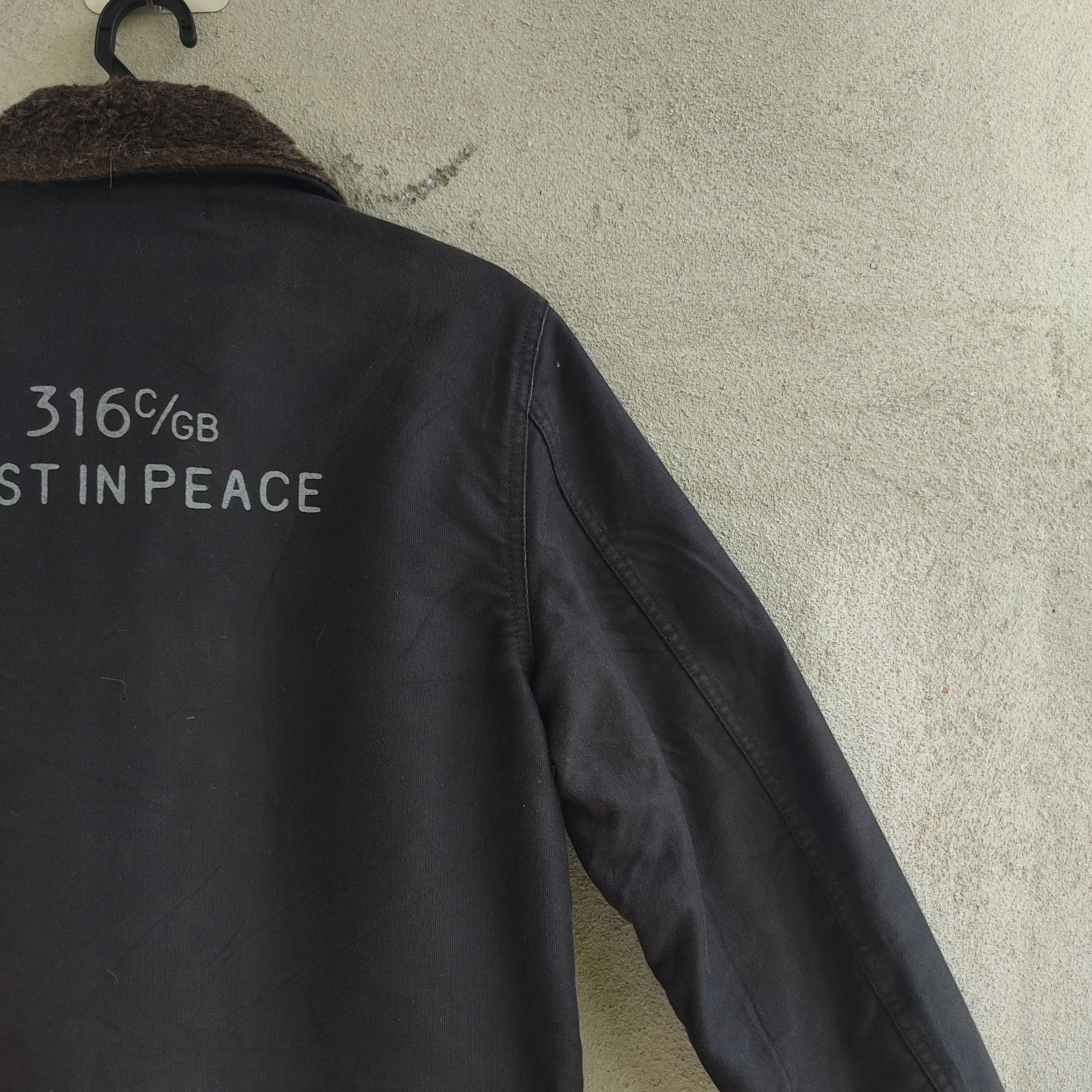 Handmade 316 C/GB Rust in Peace Man Handmade Black Jacket Size US M / EU 48-50 / 2 - 16 Thumbnail