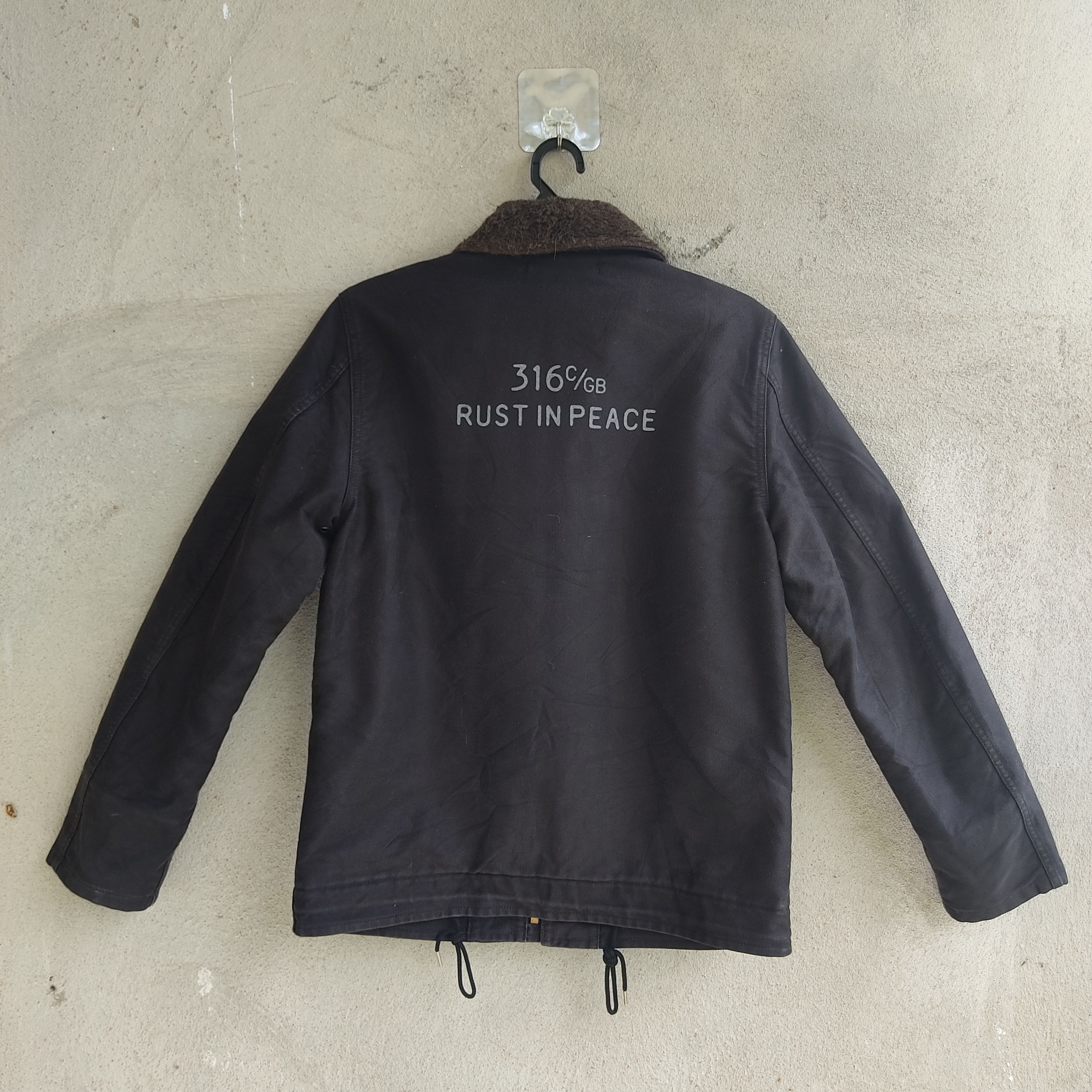 Handmade 316 C/GB Rust in Peace Man Handmade Black Jacket Size US M / EU 48-50 / 2 - 2 Thumbnail