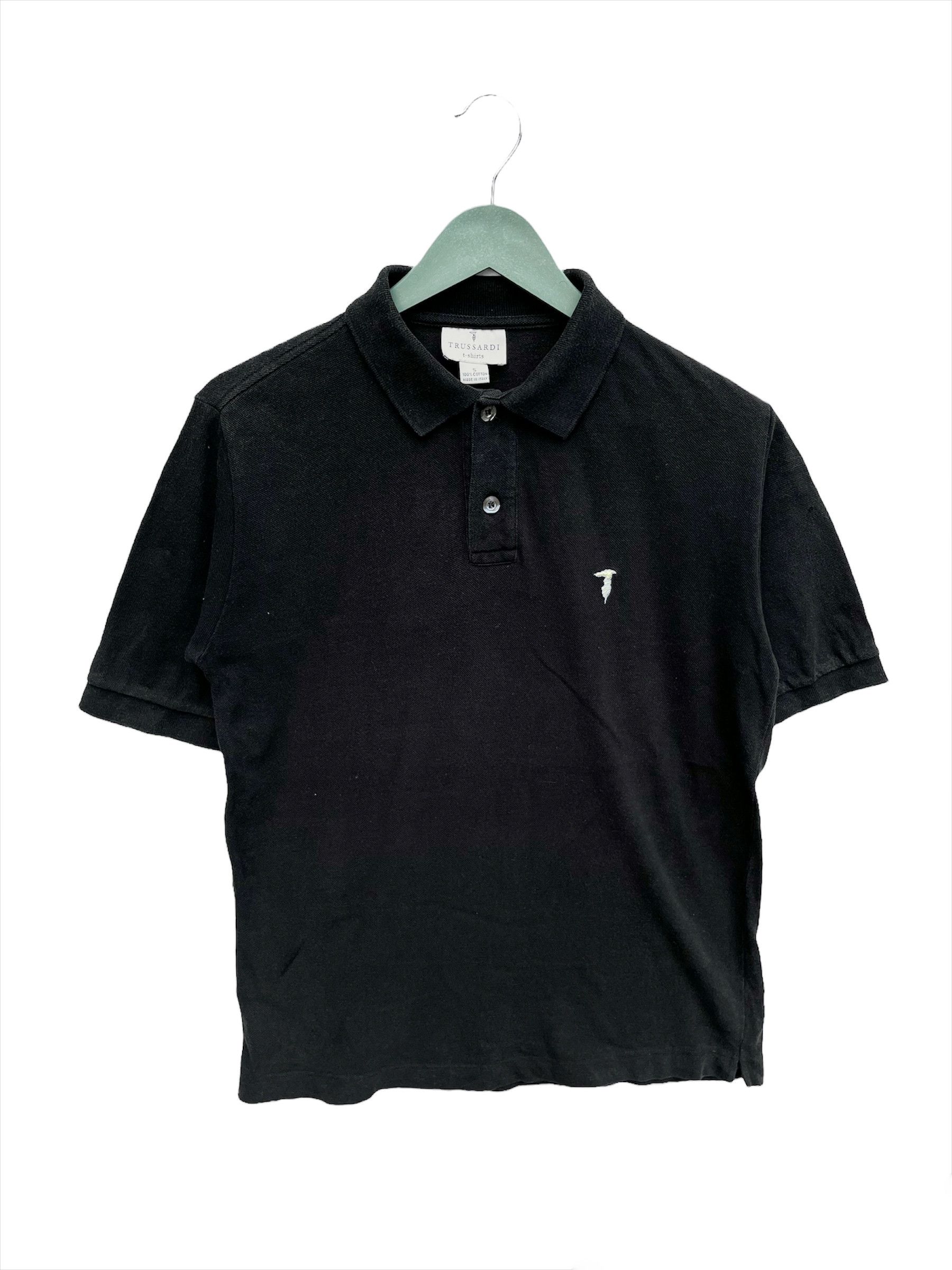 Designer × Trussardi Vintage Trussardi Polo T-Shirt Size US S / EU 44-46 / 1 - 1 Thumbnail