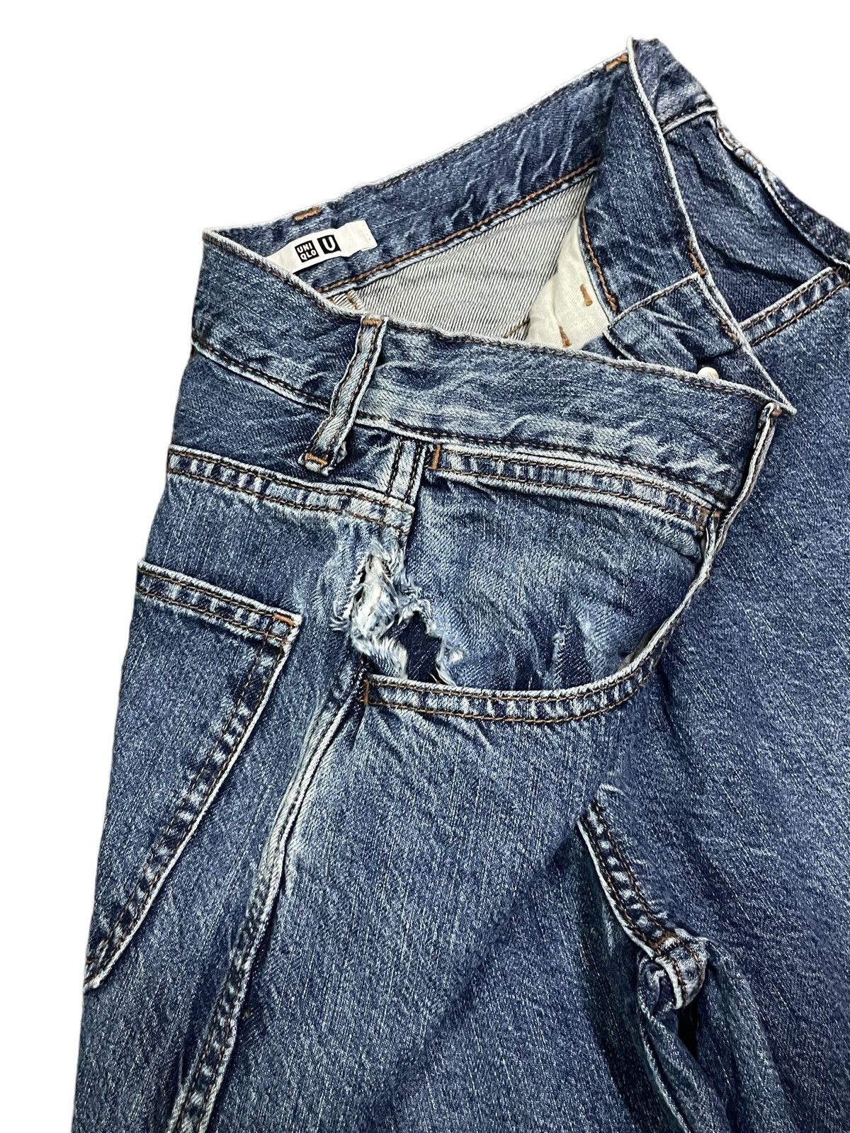 Christophe Lemaire Uniqlo x Christophe Lemaire High Waist Baggy Mom Jeans Size 26" / US 2 / IT 38 - 4 Thumbnail