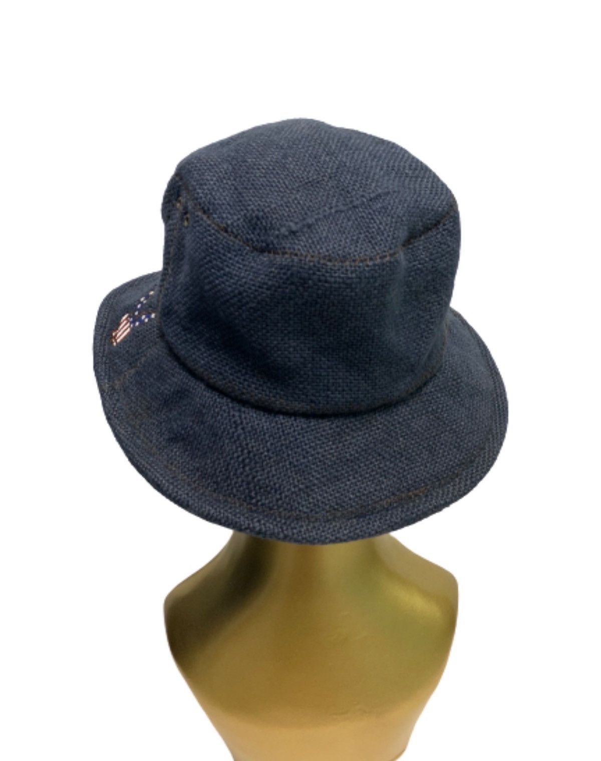 Indigo × Playboy RARE ‼️ 🐇 Playboy Bunny Head Indigo Bucket Hat Size ONE SIZE - 3 Thumbnail