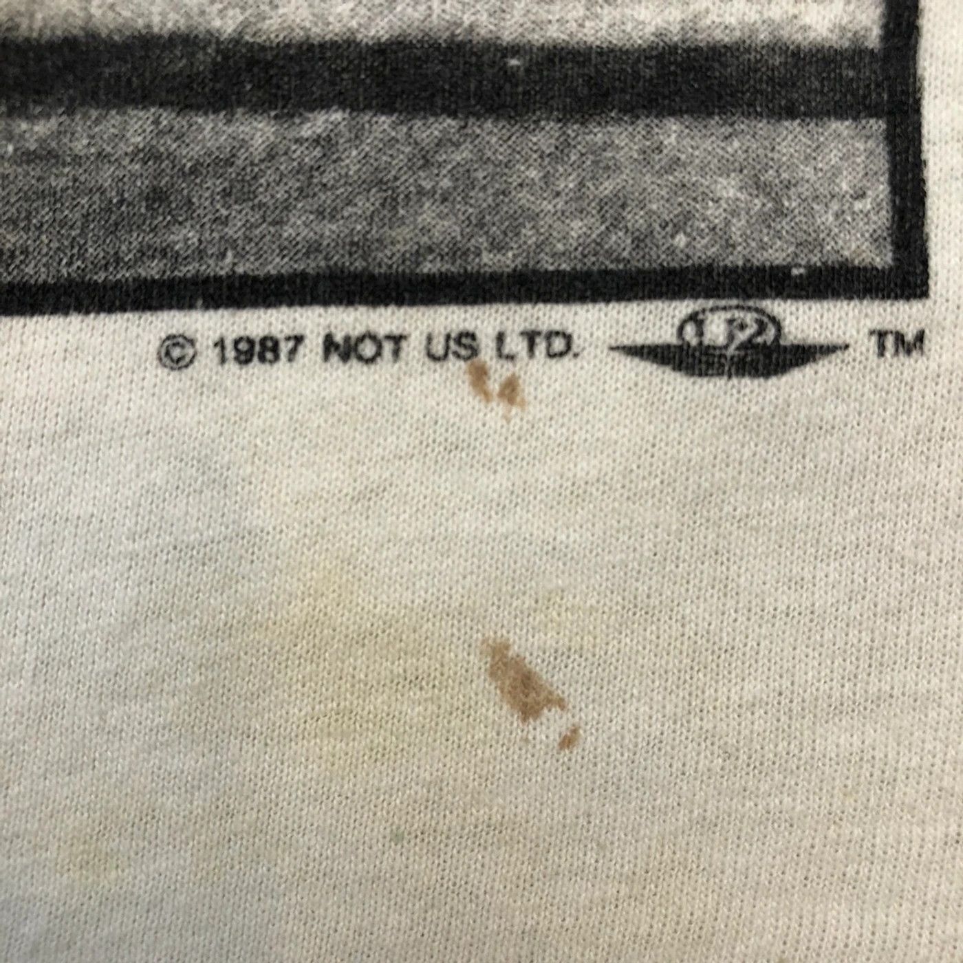 Band Tees Vintage 1987 U2 T Shirt The Joshua Tree Cropped Band Tee Size US S / EU 44-46 / 1 - 8 Thumbnail