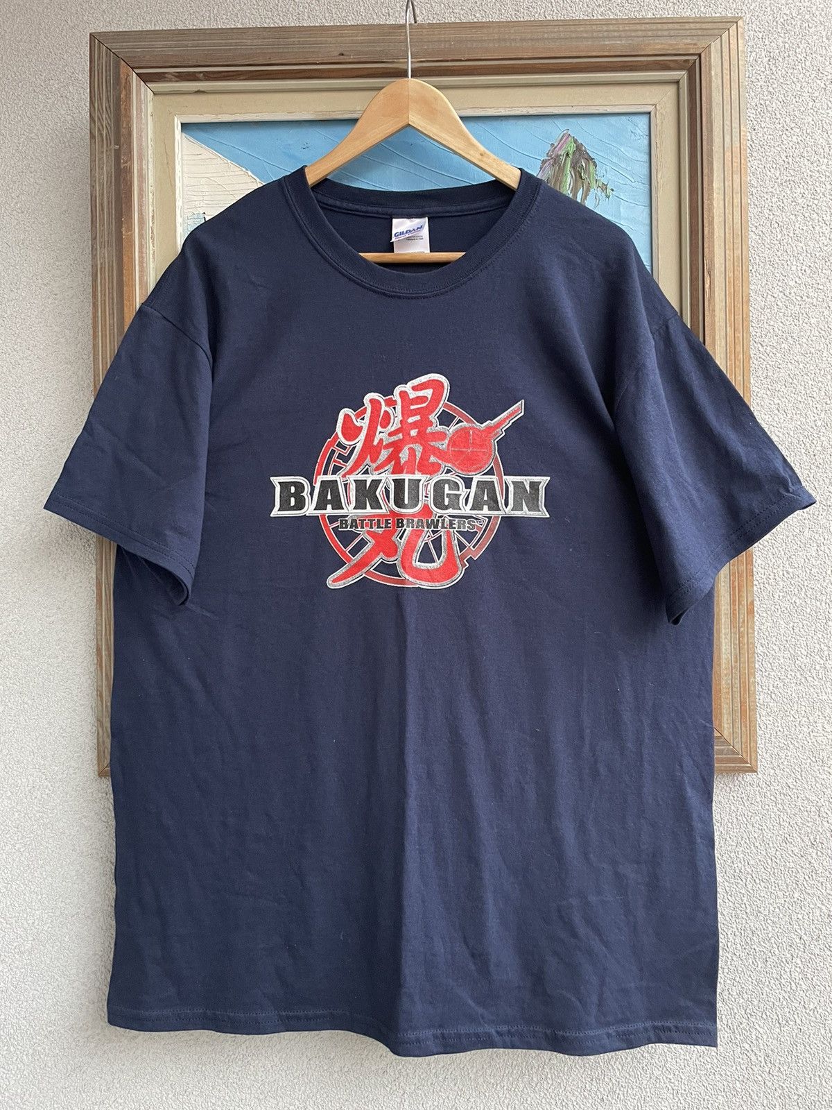 Bakugan Anime Classic Logo Graphic Tee Y2k 00s Vintage Rare