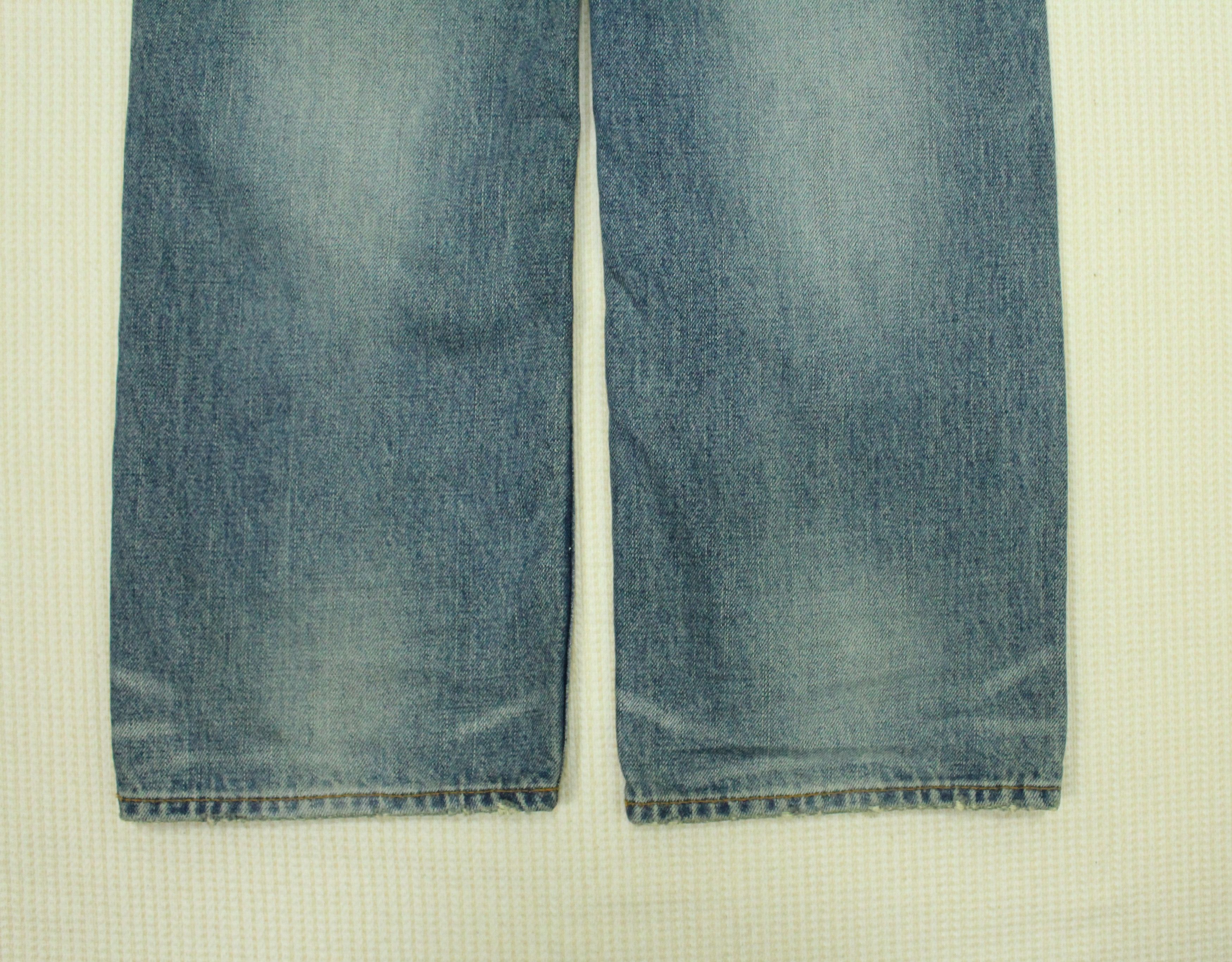 Nirvana BONDS AND PEACE Denim Patchwork Kurt Cobain Grunge Size US 30 / EU 46 - 9 Thumbnail