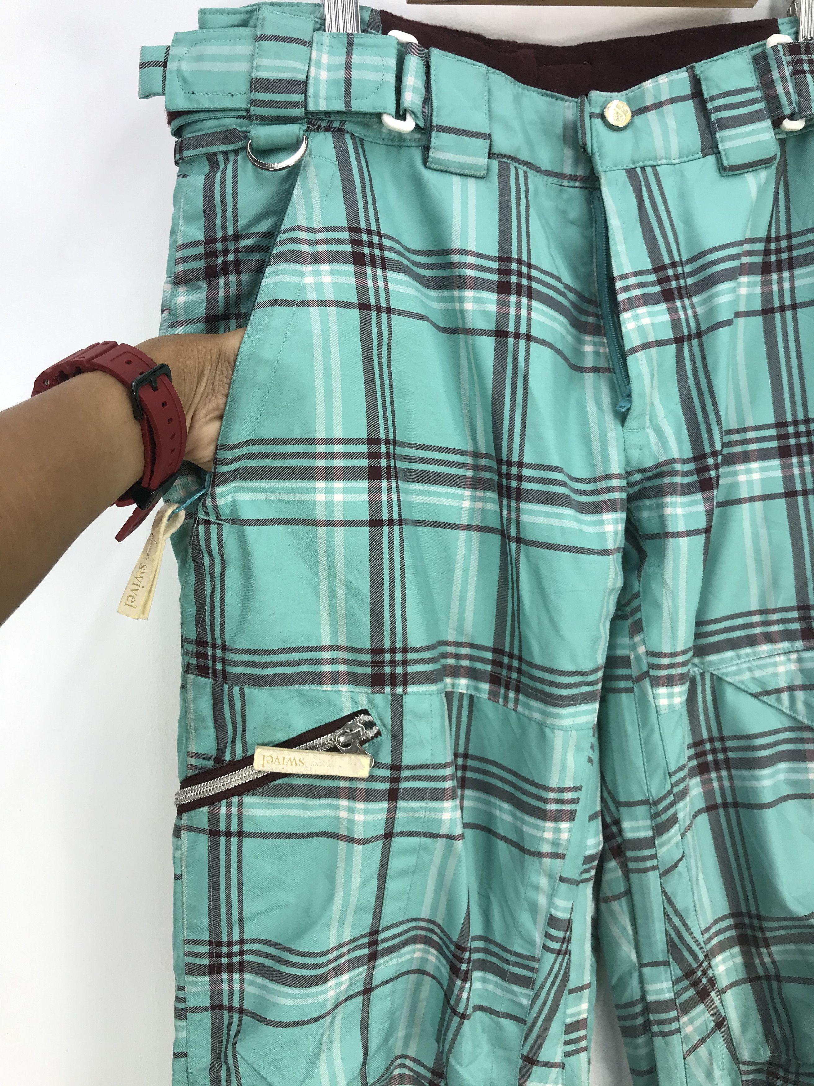Japanese Brand × Vintage Swivel Overall Jumpsuit Swivel Ski Wear Snowboards Size US 32 / EU 48 - 8 Thumbnail