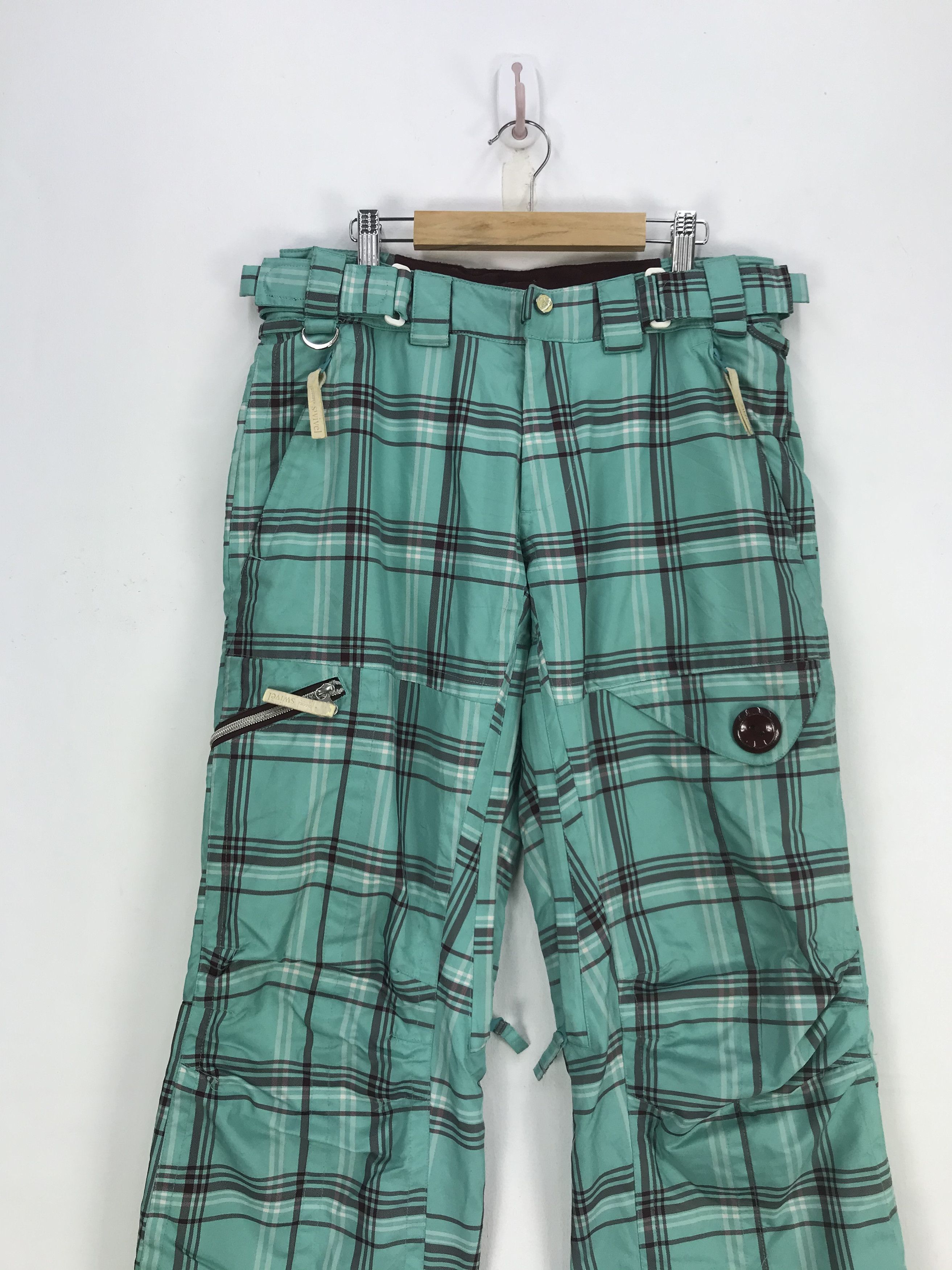 Japanese Brand × Vintage Swivel Overall Jumpsuit Swivel Ski Wear Snowboards Size US 32 / EU 48 - 3 Thumbnail