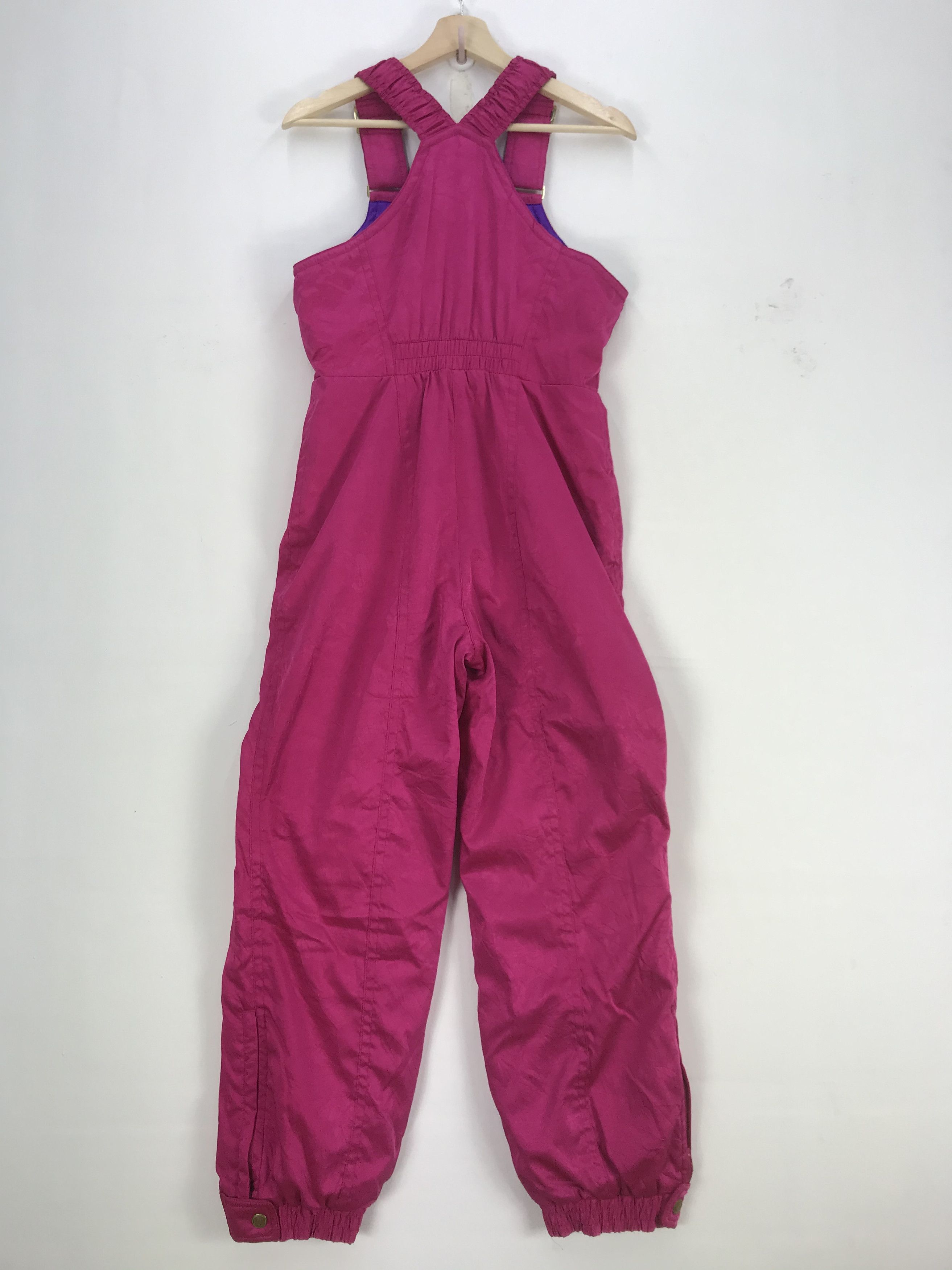 Japanese Brand Vintage Snow Flake Ski Suit Overall Jumpsuit Ski Snowboards Size 28" / US 6 / IT 42 - 2 Thumbnail
