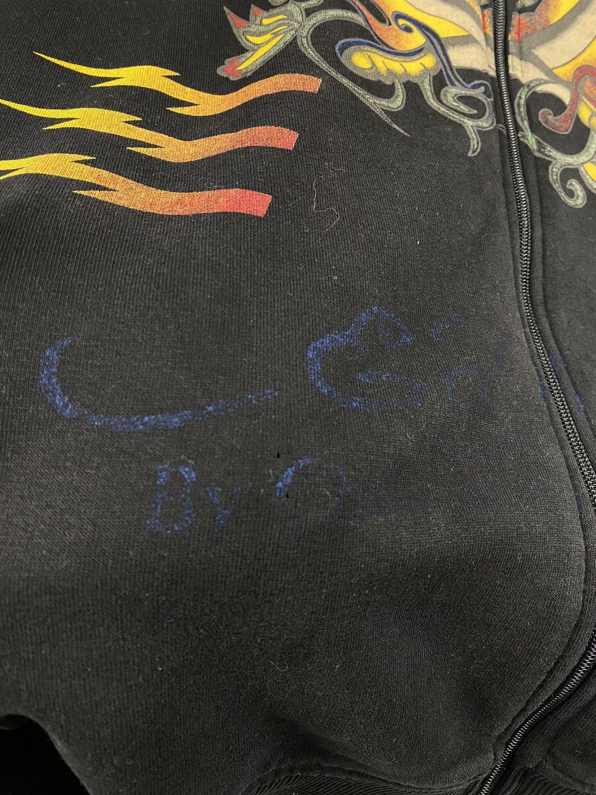 Christian Audigier Vintage Y2k Ed Hardy by Christian Audigier skulls hoodie Size US M / EU 48-50 / 2 - 3 Thumbnail