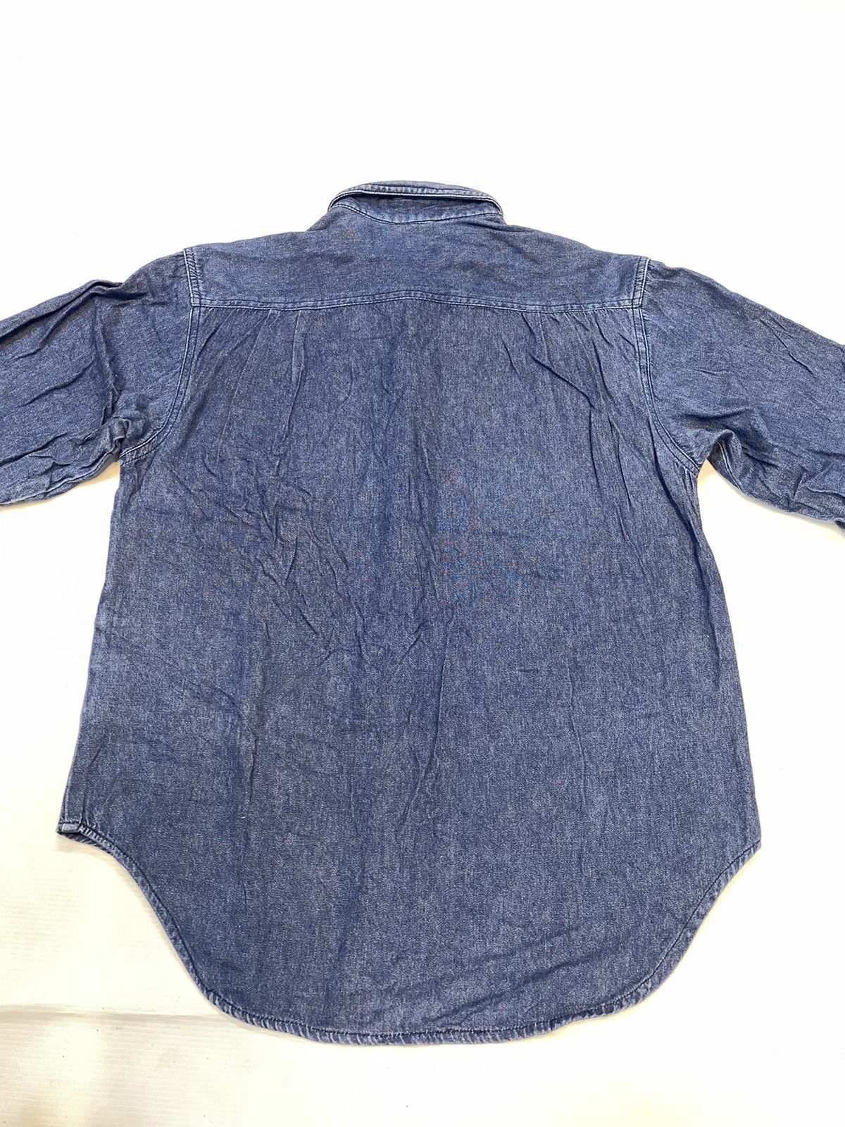 Designer × Valentino × Vintage Vintage Calro Valentino Soft Denim Shirt Size US M / EU 48-50 / 2 - 11 Thumbnail