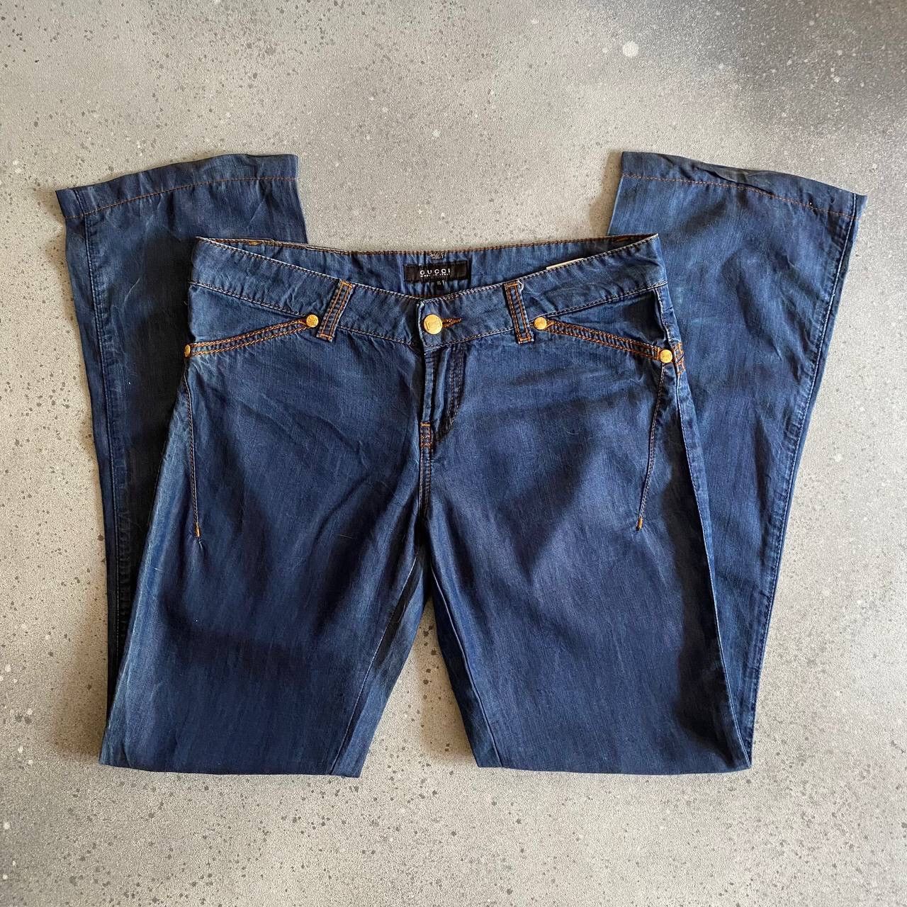 2007 Gucci Vintage Light Cotton Woman’s Summer Jeans