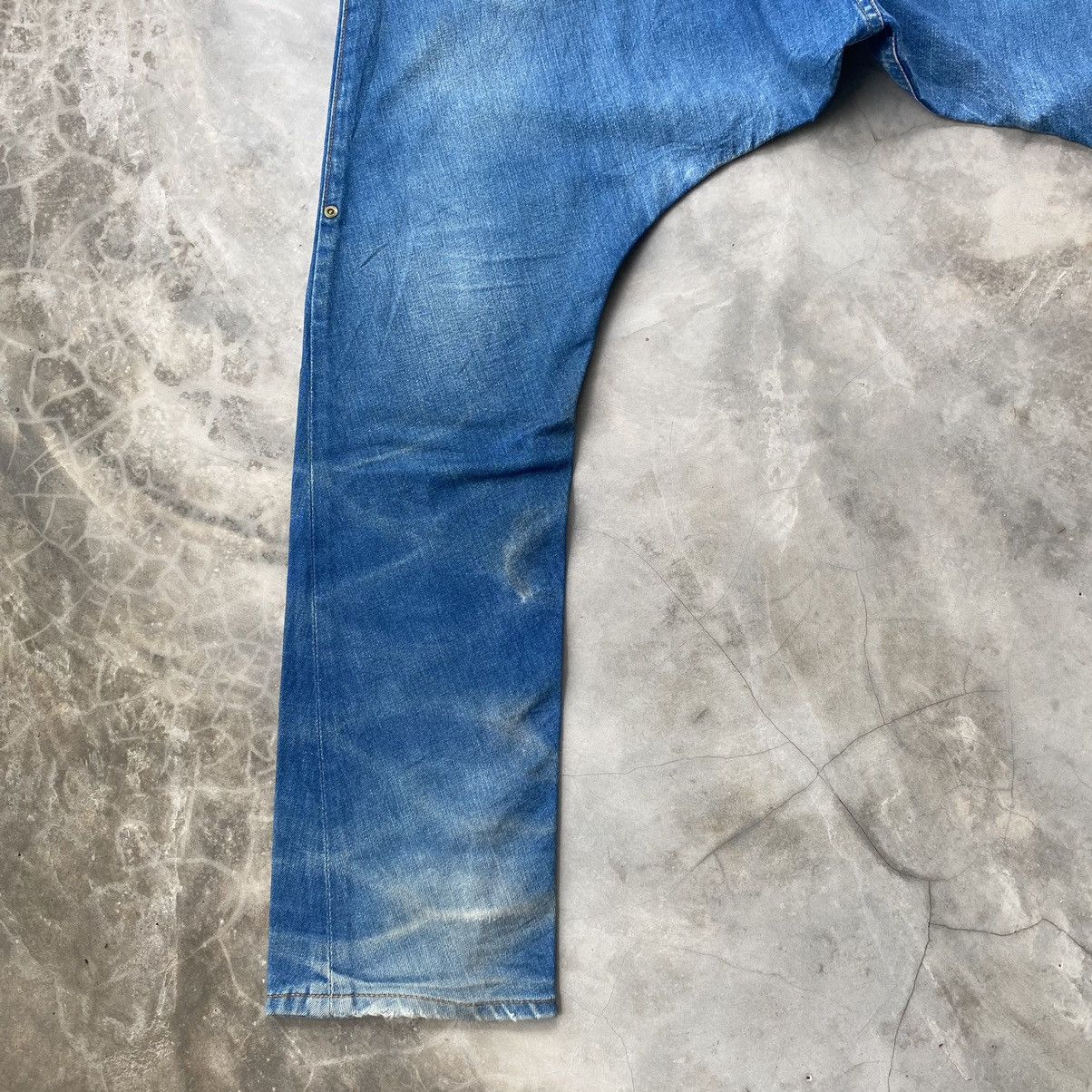 Issey Miyake × Japanese Brand × mercibeaucoup Mercibeaucoup crotch jeans by Issey Miyake Size US 36 / EU 52 - 13 Thumbnail