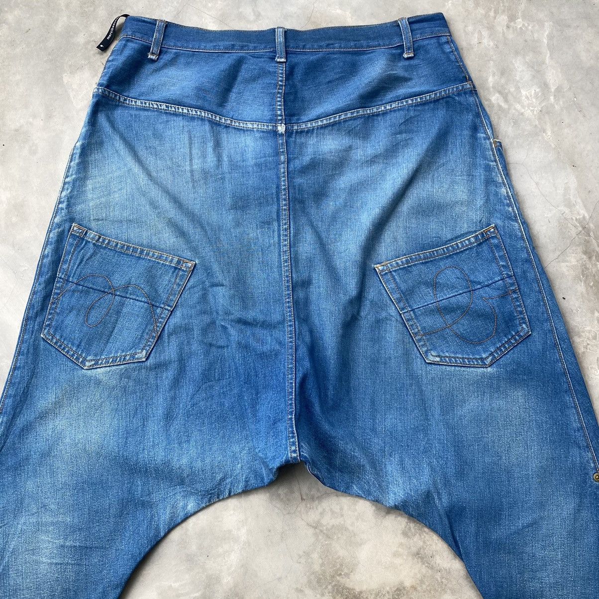 Issey Miyake × Japanese Brand × mercibeaucoup Mercibeaucoup crotch jeans by Issey Miyake Size US 36 / EU 52 - 14 Thumbnail