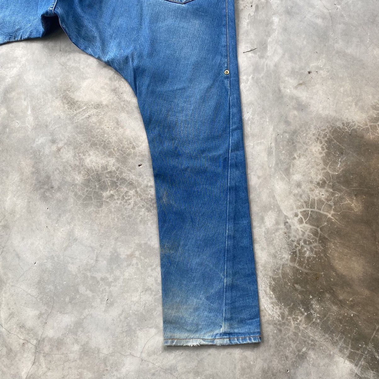 Issey Miyake × Japanese Brand × mercibeaucoup Mercibeaucoup crotch jeans by Issey Miyake Size US 36 / EU 52 - 12 Thumbnail