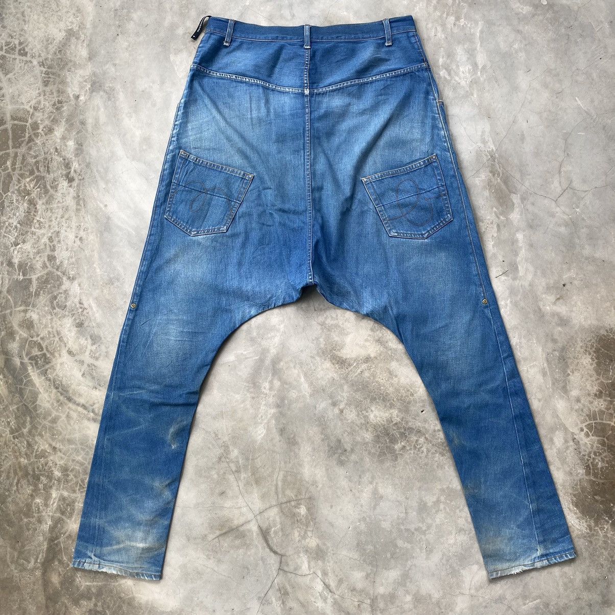 Issey Miyake × Japanese Brand × mercibeaucoup Mercibeaucoup crotch jeans by Issey Miyake Size US 36 / EU 52 - 11 Thumbnail