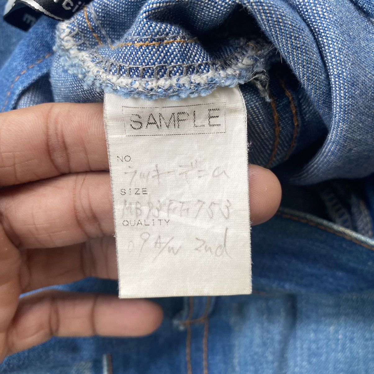 Issey Miyake × Japanese Brand × mercibeaucoup Mercibeaucoup crotch jeans by Issey Miyake Size US 36 / EU 52 - 10 Thumbnail