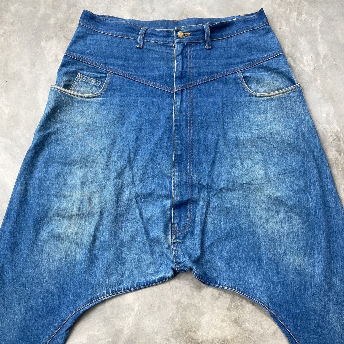 Issey Miyake × Japanese Brand × mercibeaucoup Mercibeaucoup crotch jeans by Issey Miyake Size US 36 / EU 52 - 5 Thumbnail