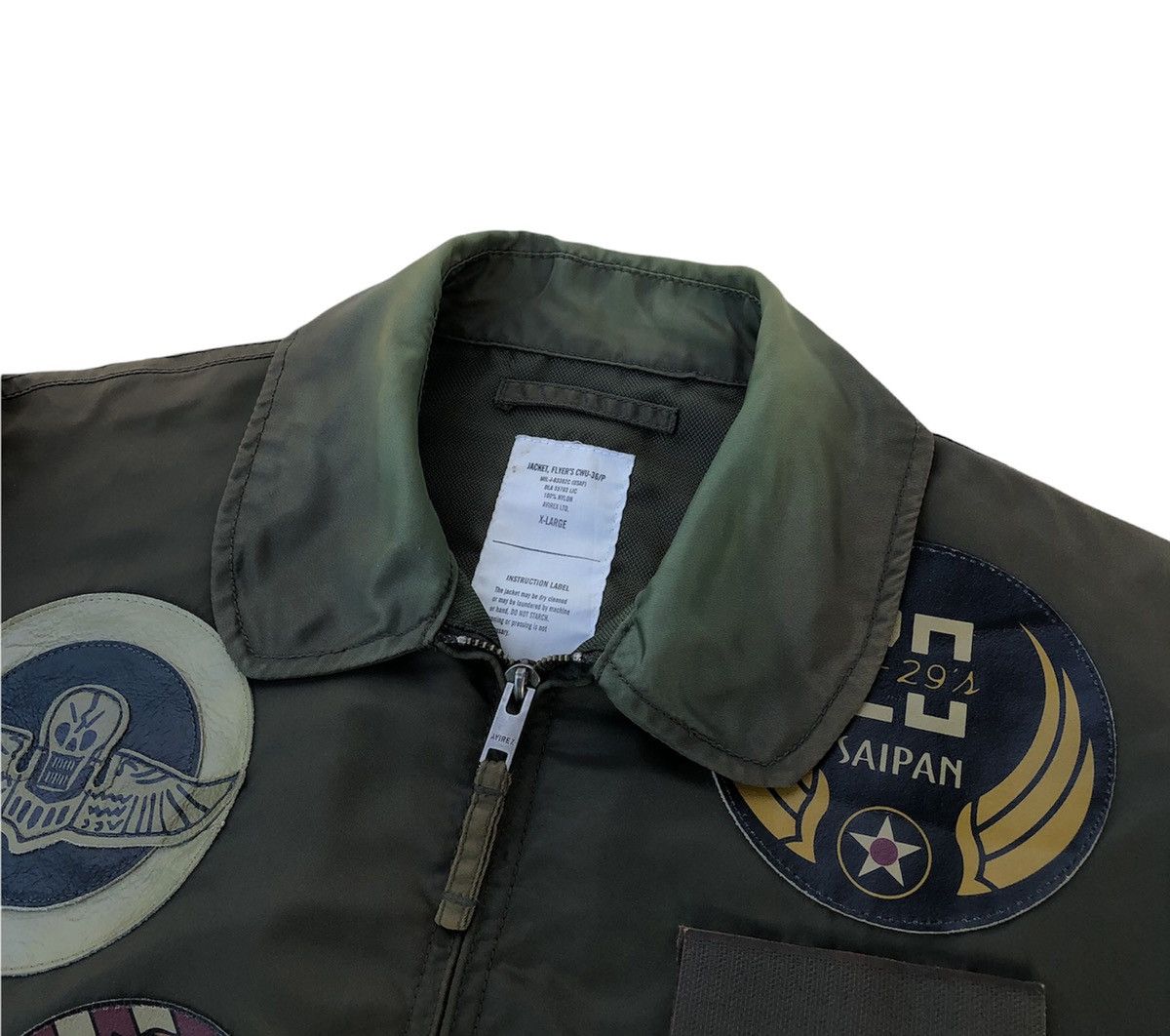 Avirex 🔥Vintage USAF MA-1 Flight Jacket with Patches by Avirex Size US XL / EU 56 / 4 - 11 Thumbnail