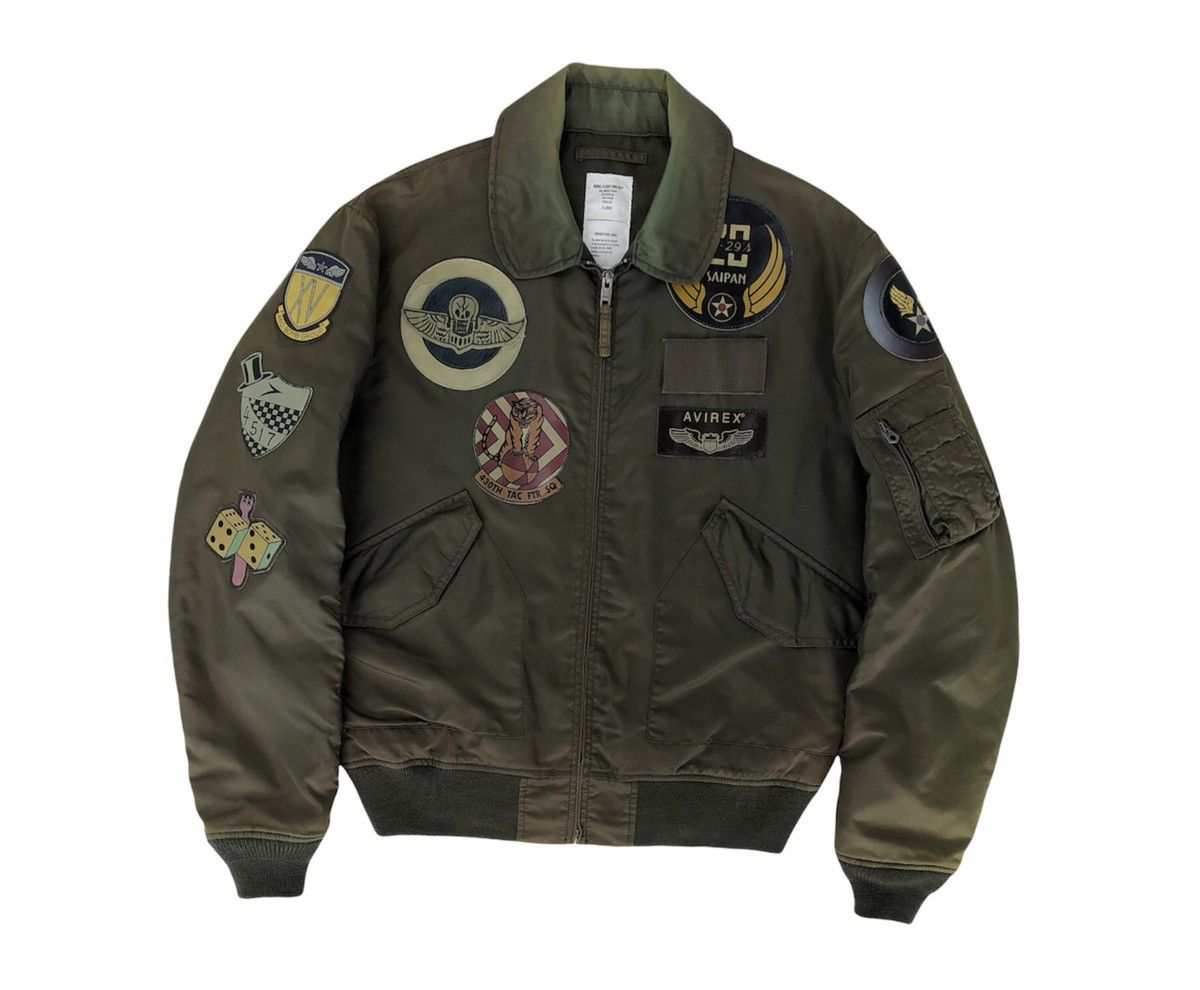 Avirex 🔥Vintage USAF MA-1 Flight Jacket with Patches by Avirex Size US XL / EU 56 / 4 - 3 Thumbnail