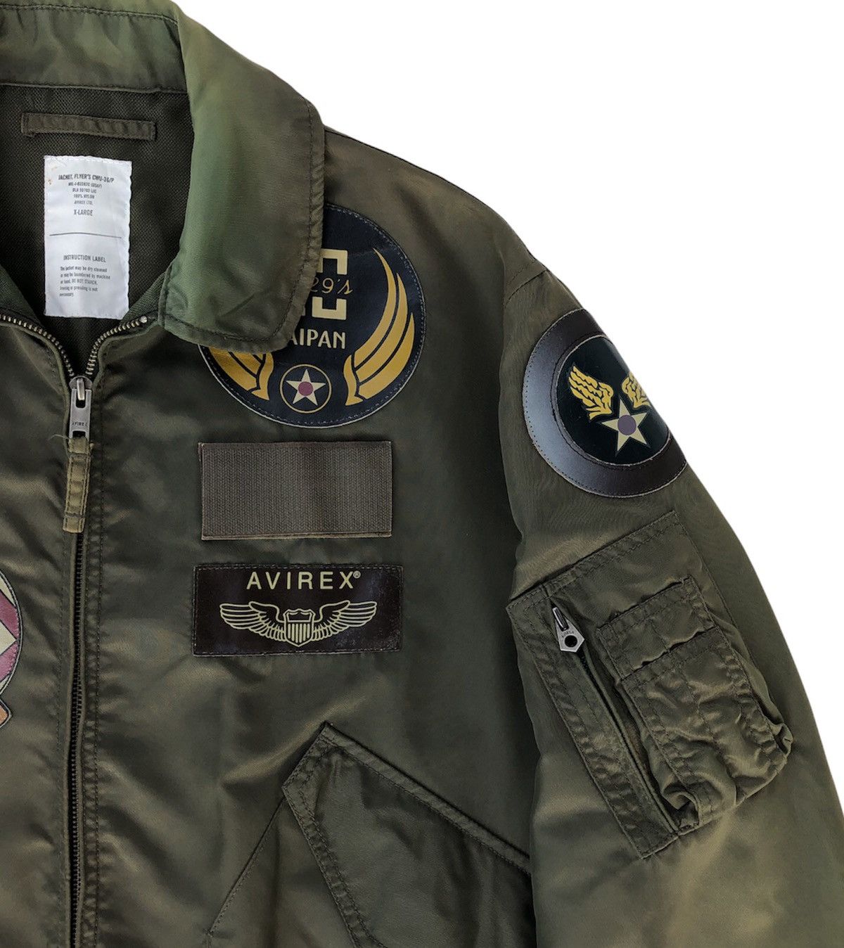 Avirex 🔥Vintage USAF MA-1 Flight Jacket with Patches by Avirex Size US XL / EU 56 / 4 - 5 Thumbnail
