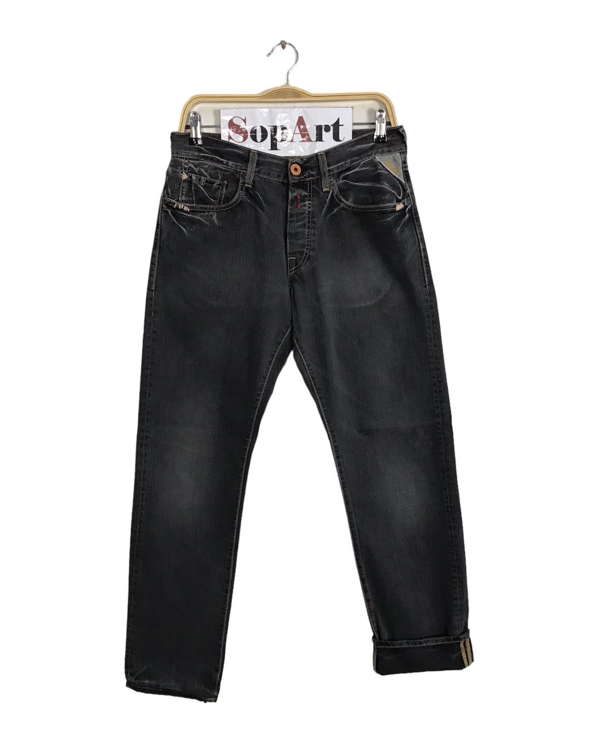 Replay Vintage Replay Black Colour Button Jeans Style Size US 30 / EU 46 - 1 Thumbnail