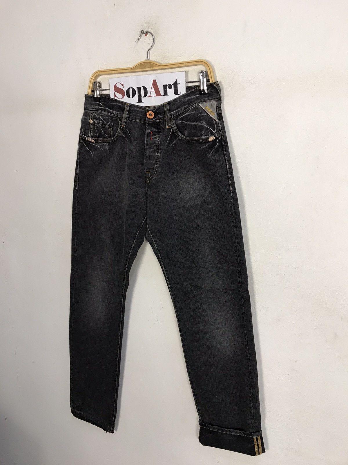 Replay Vintage Replay Black Colour Button Jeans Style Size US 30 / EU 46 - 4 Thumbnail