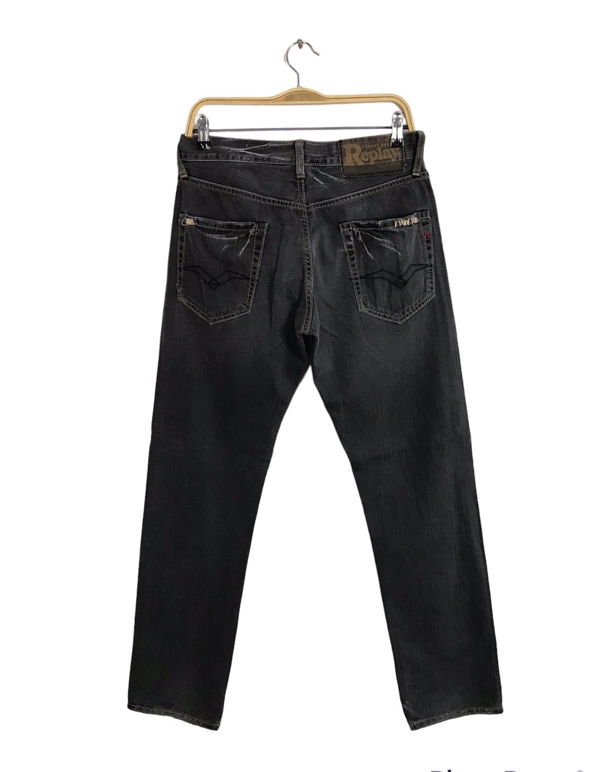 Replay Vintage Replay Black Colour Button Jeans Style Size US 30 / EU 46 - 2 Thumbnail