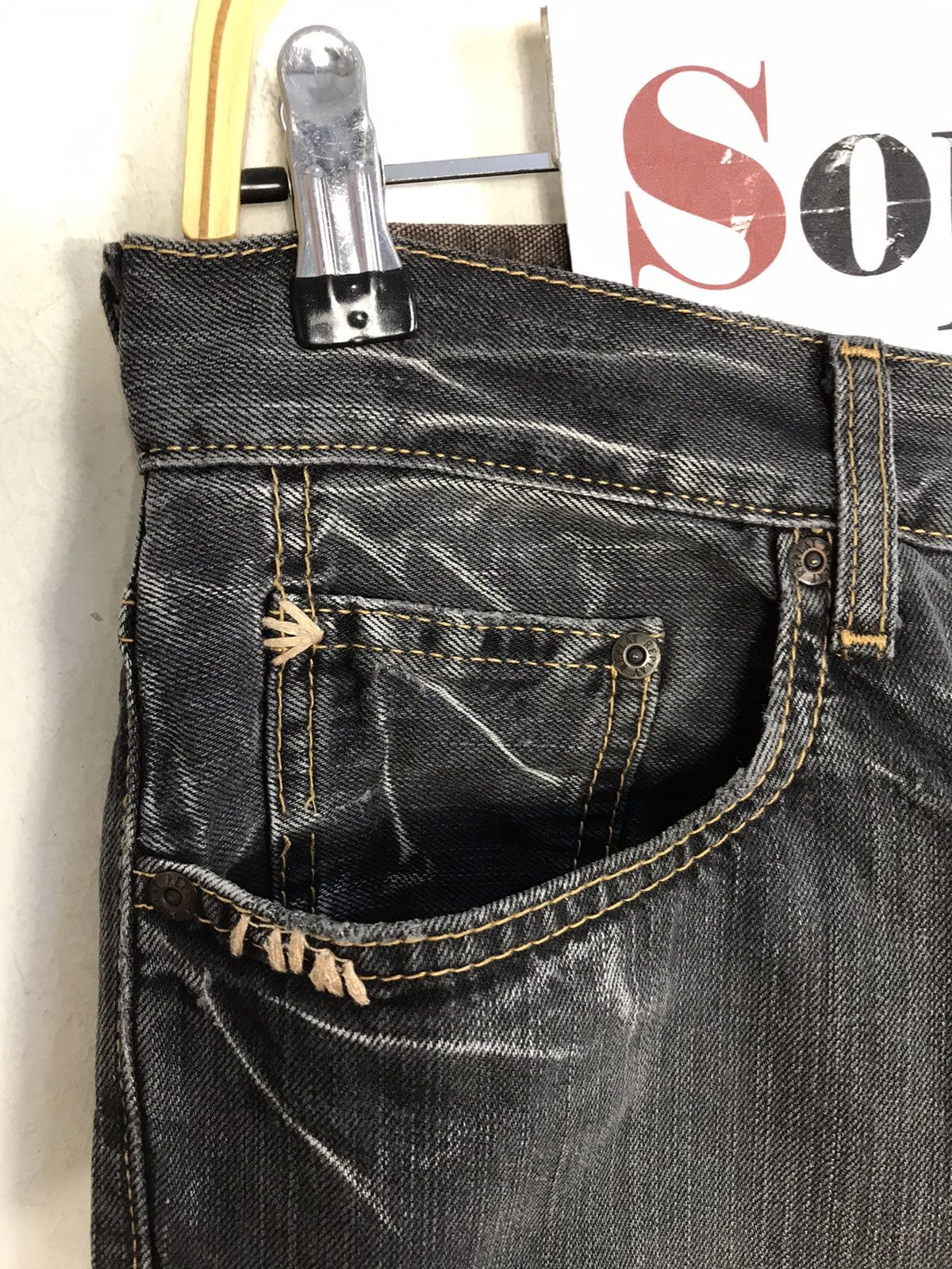 Replay Vintage Replay Black Colour Button Jeans Style Size US 30 / EU 46 - 8 Thumbnail